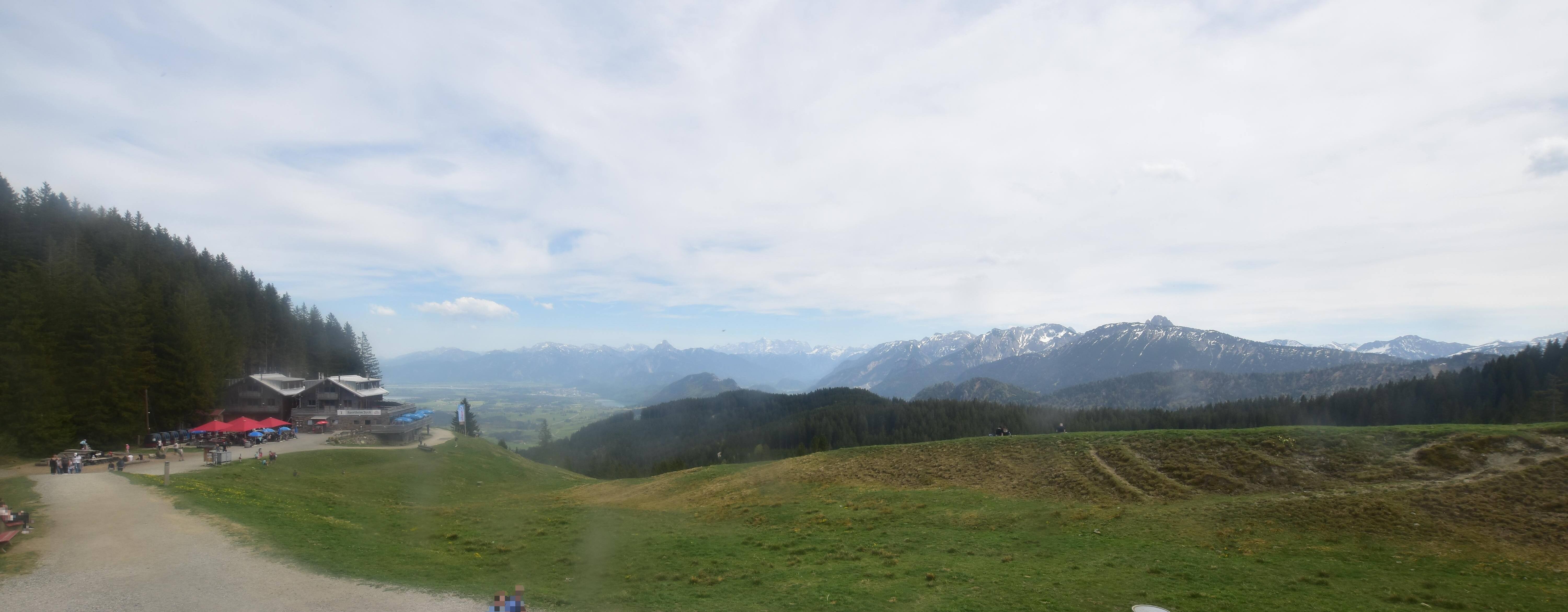 Archiv Foto Webcam Alpspitzbahn Nesselwang: Sportheim Böck