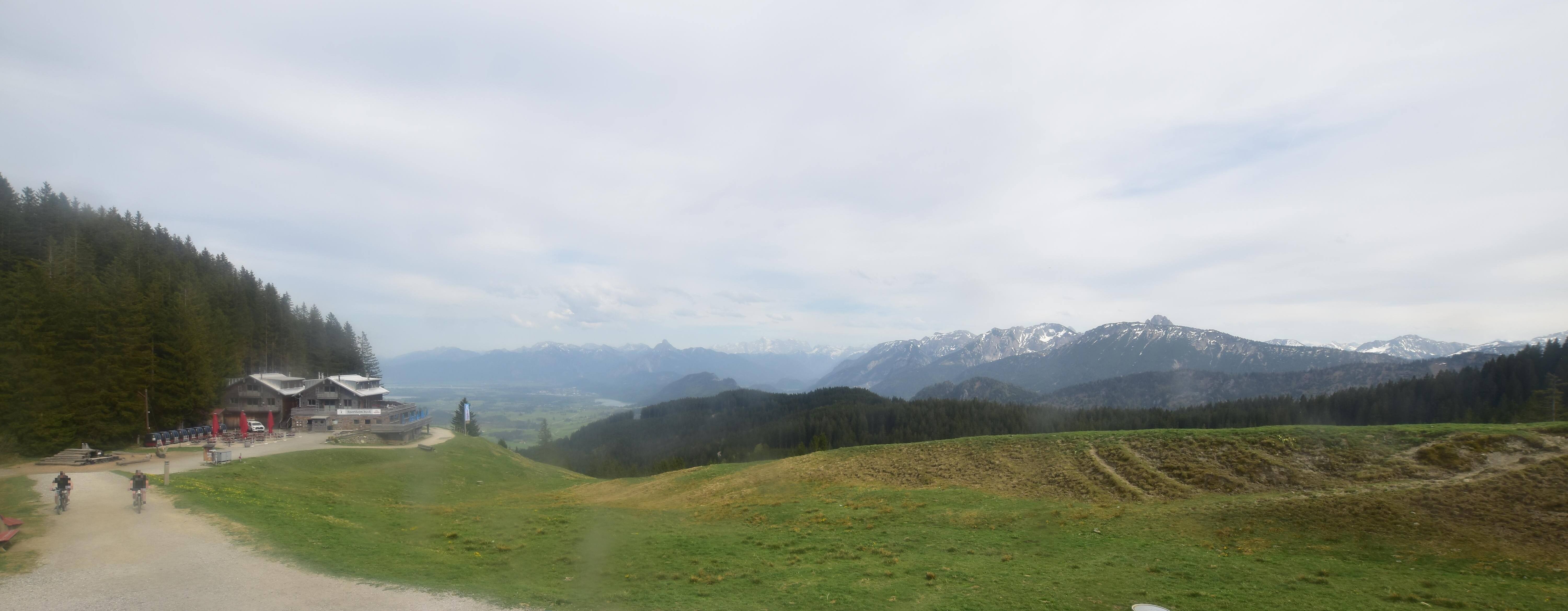 Archiv Foto Webcam Alpspitzbahn Nesselwang: Sportheim Böck