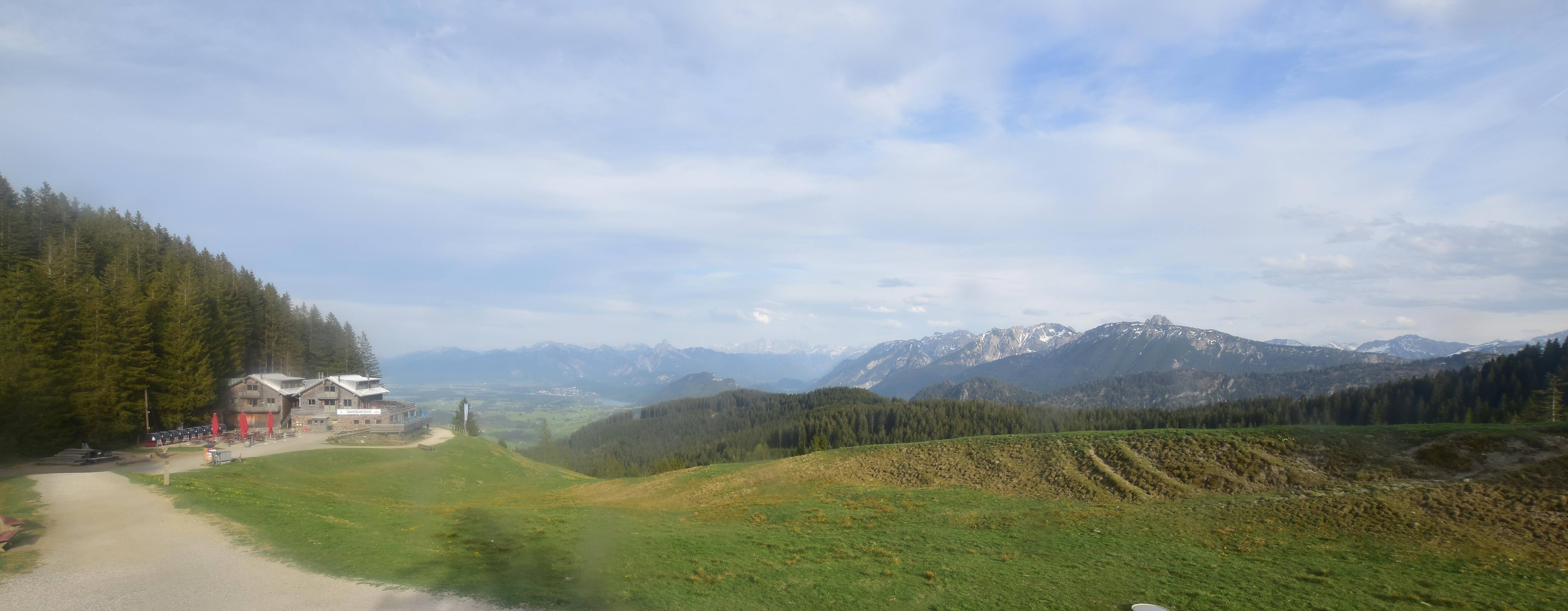 Archiv Foto Webcam Alpspitzbahn Nesselwang: Sportheim Böck