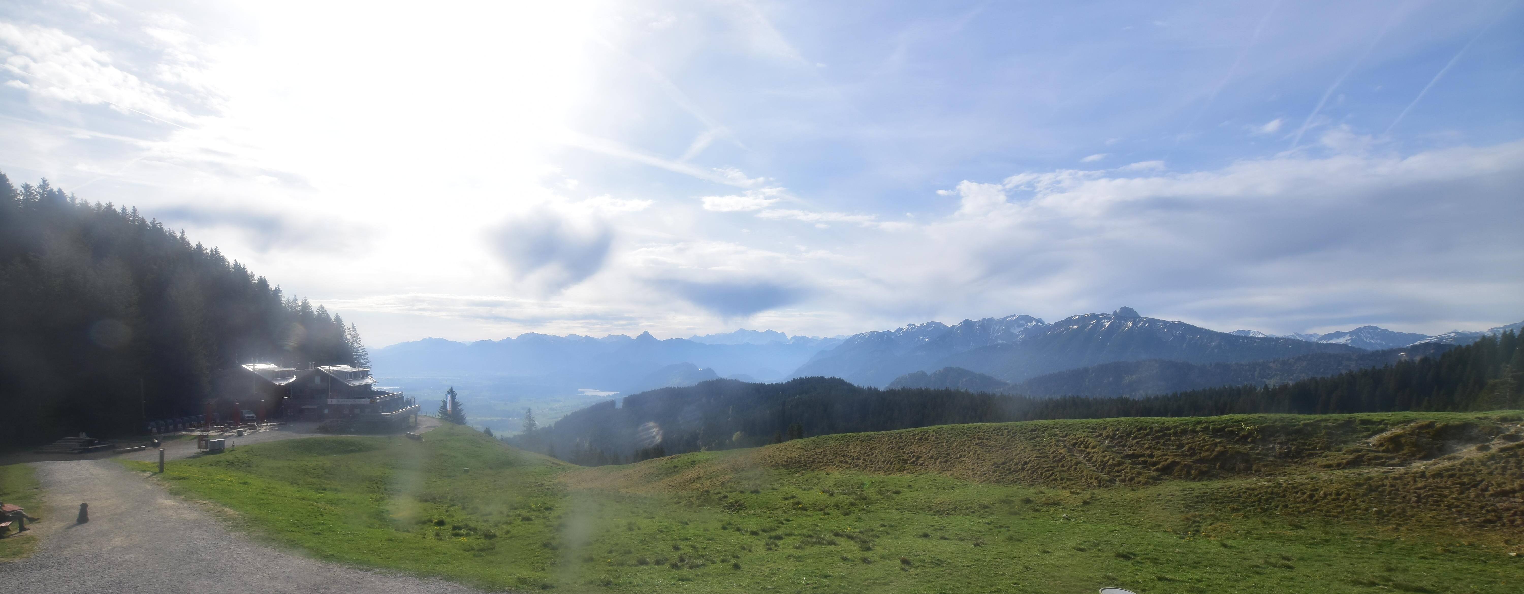Archiv Foto Webcam Alpspitzbahn Nesselwang: Sportheim Böck
