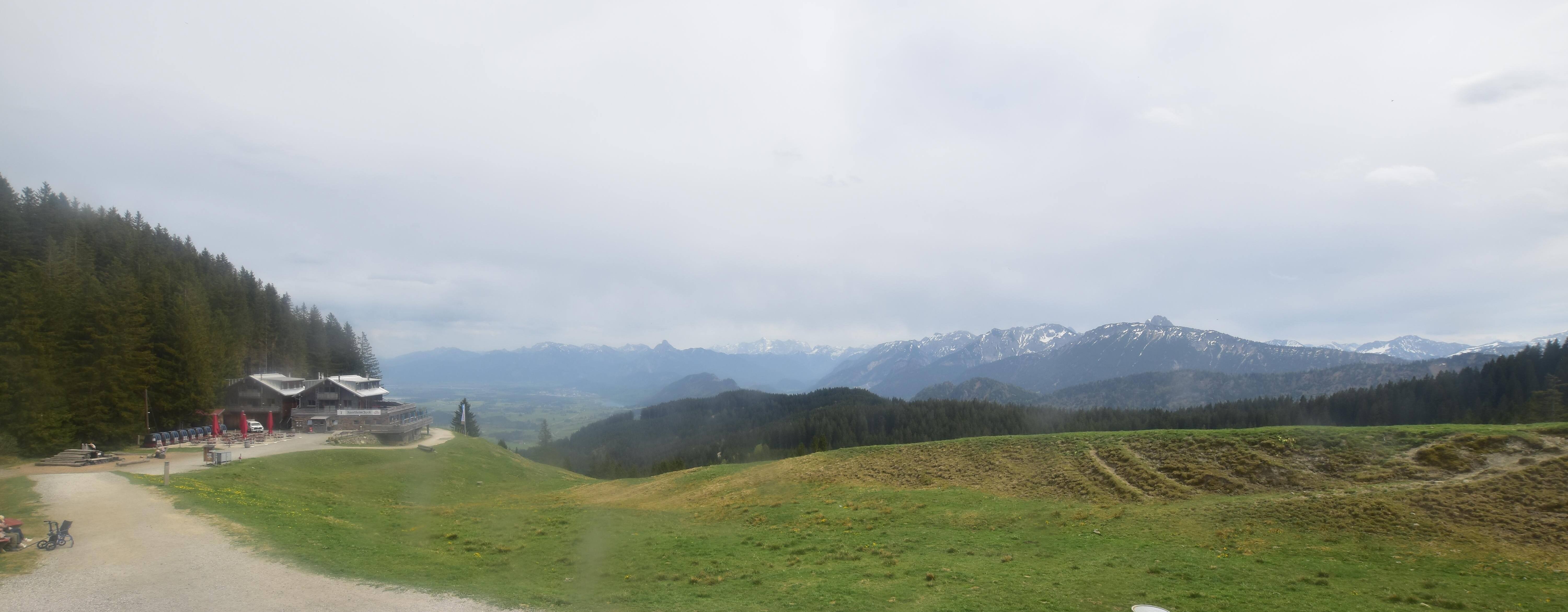 Archiv Foto Webcam Alpspitzbahn Nesselwang: Sportheim Böck