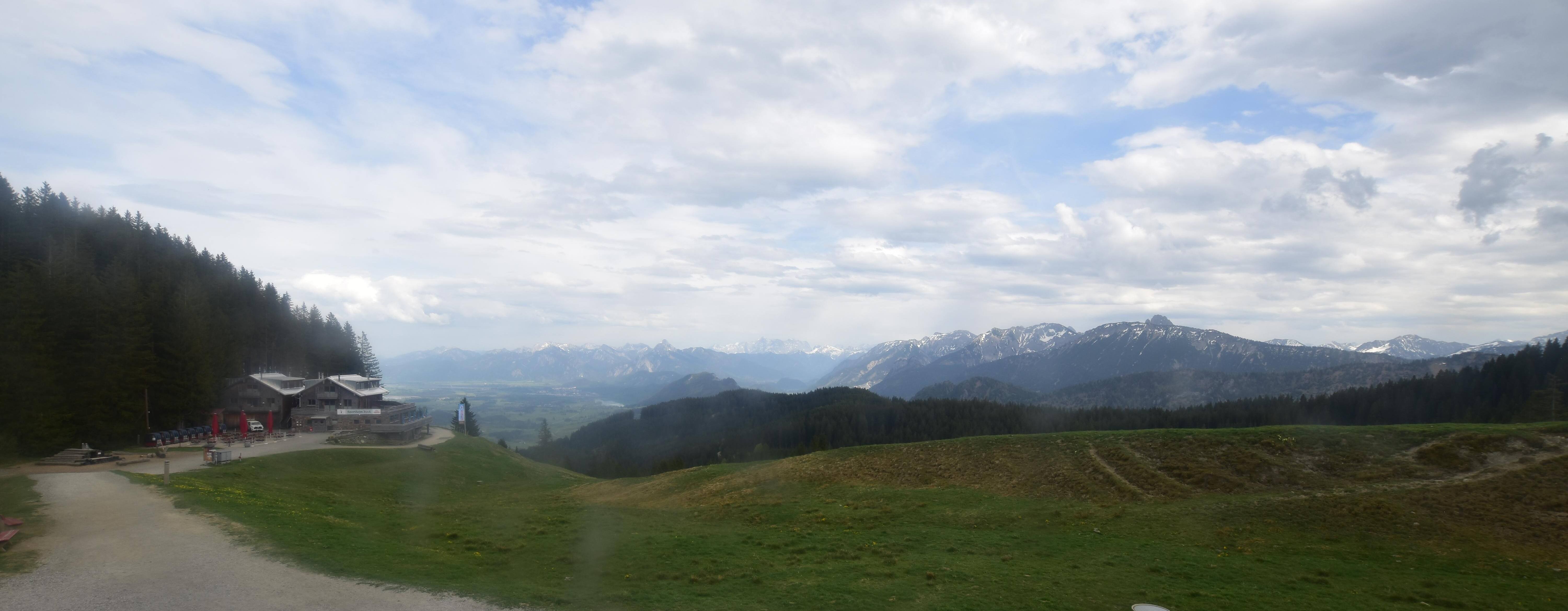 Archiv Foto Webcam Alpspitzbahn Nesselwang: Sportheim Böck