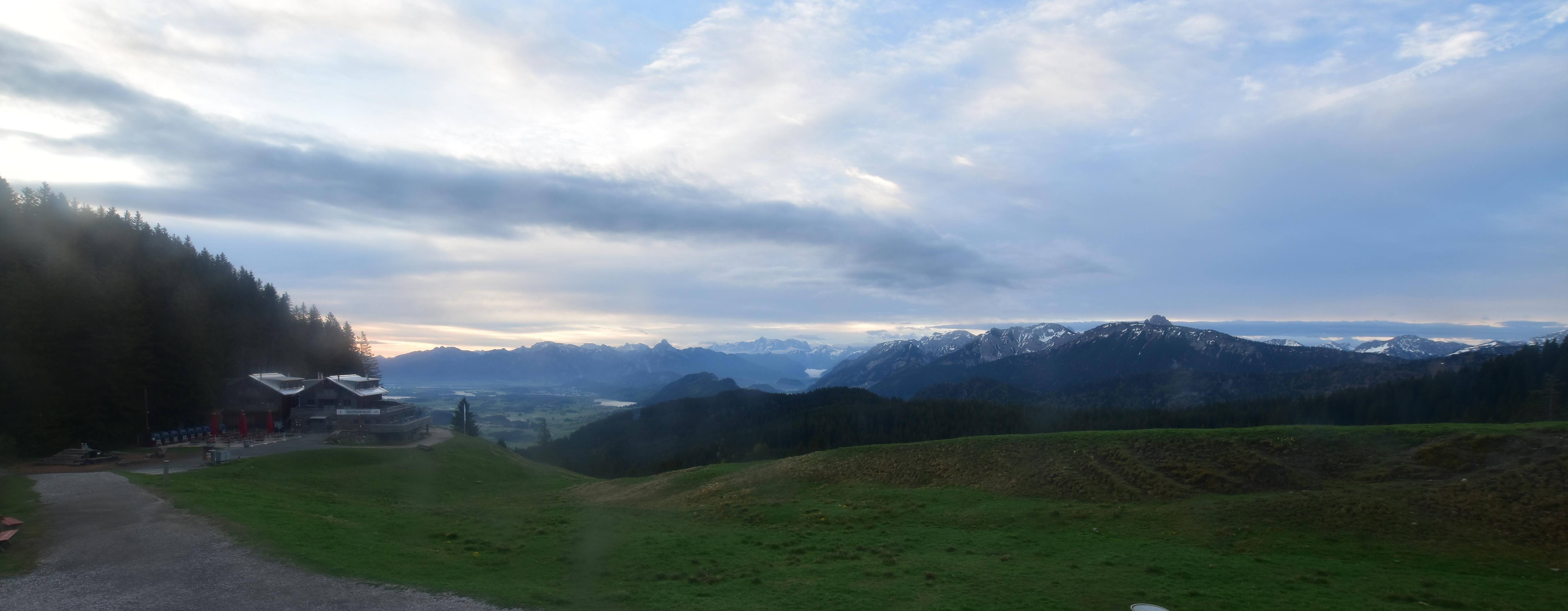 Archiv Foto Webcam Alpspitzbahn Nesselwang: Sportheim Böck