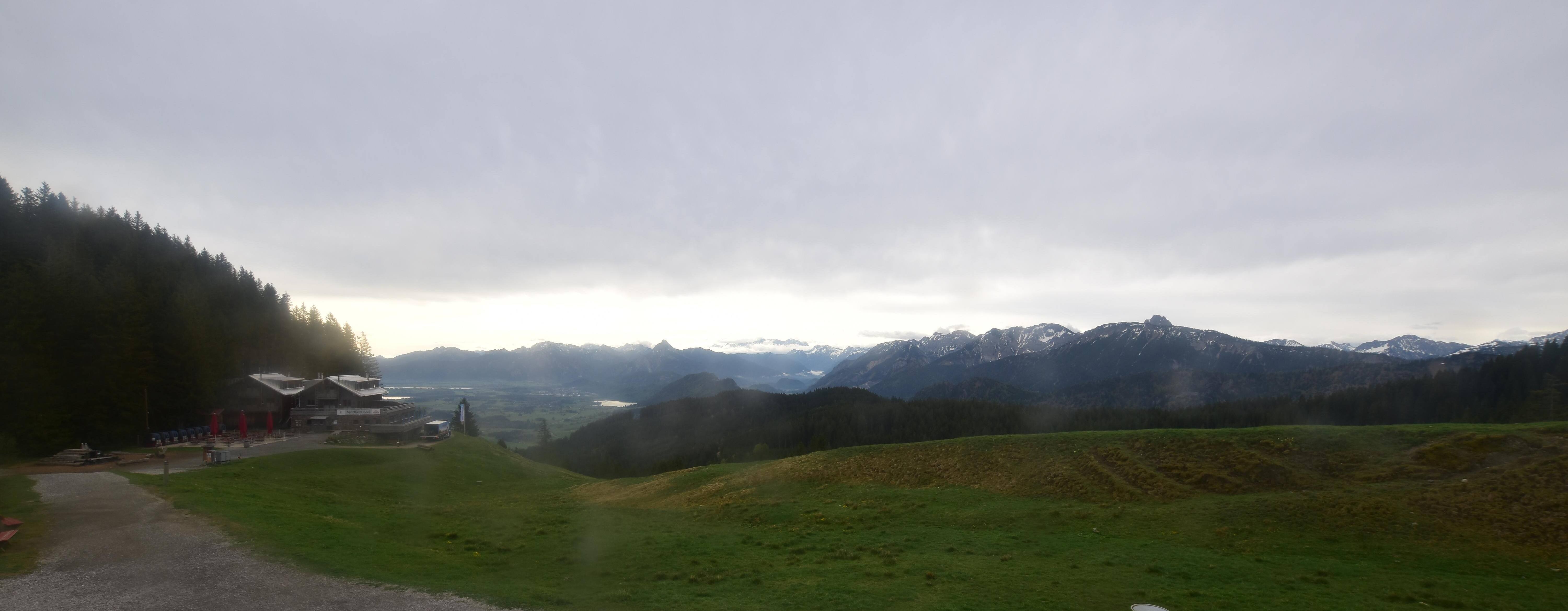 Archiv Foto Webcam Alpspitzbahn Nesselwang: Sportheim Böck