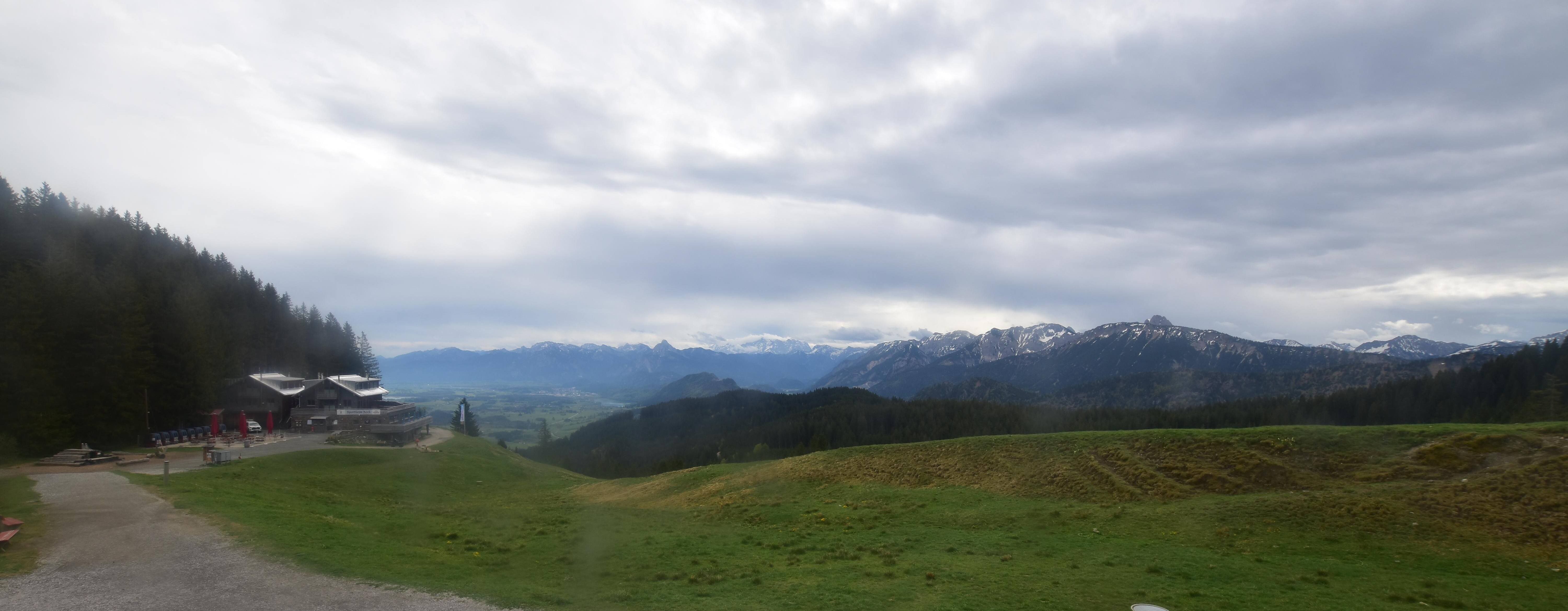 Archiv Foto Webcam Alpspitzbahn Nesselwang: Sportheim Böck