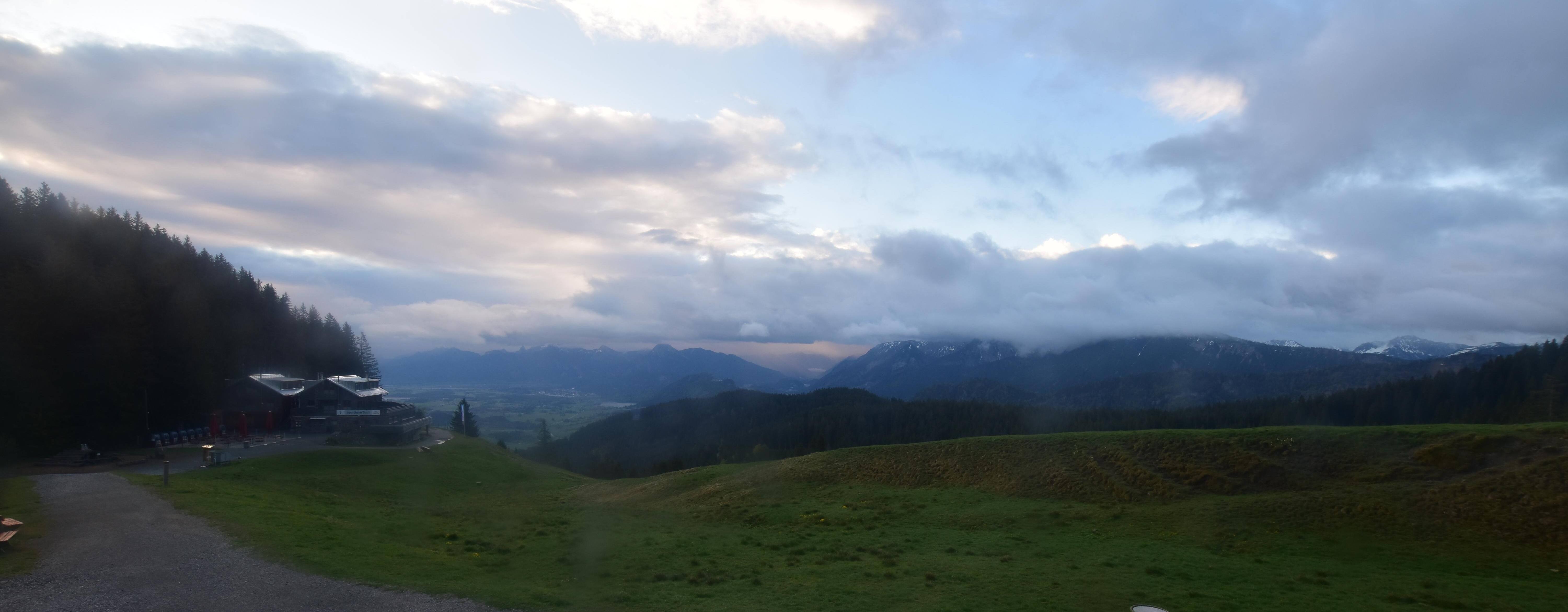 Archiv Foto Webcam Alpspitzbahn Nesselwang: Sportheim Böck