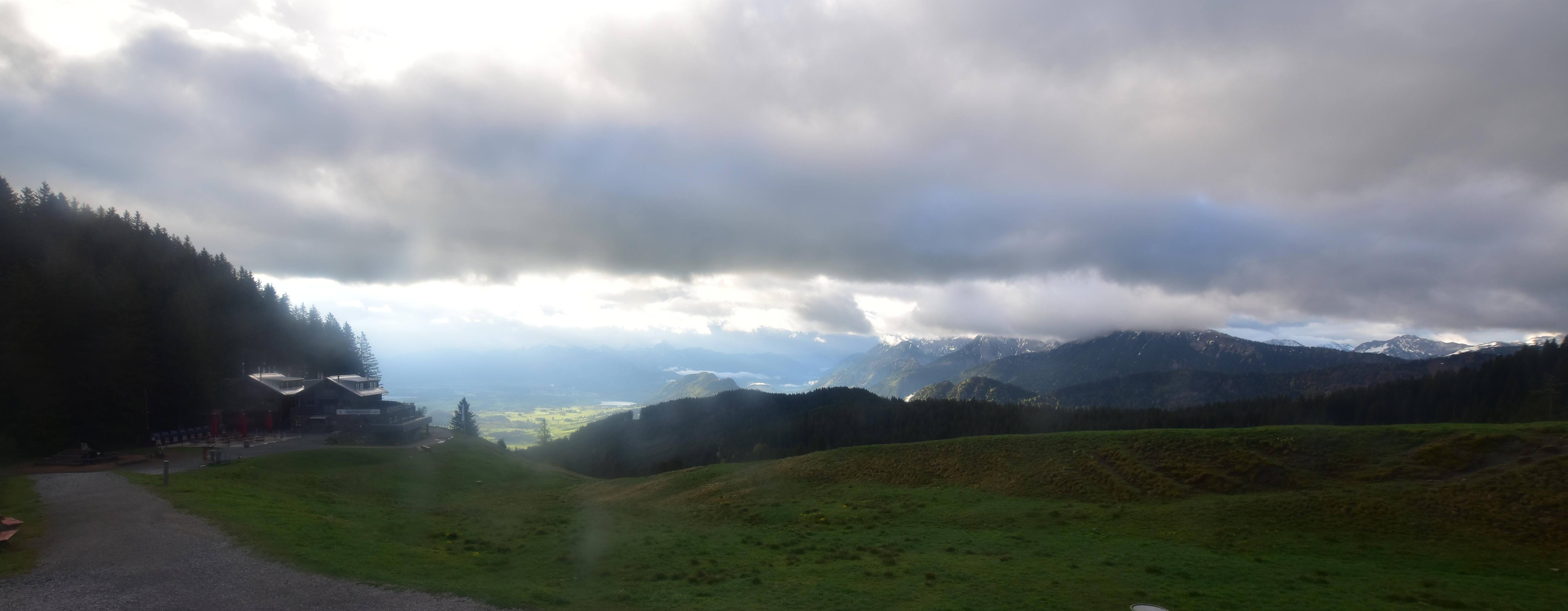 Archiv Foto Webcam Alpspitzbahn Nesselwang: Sportheim Böck