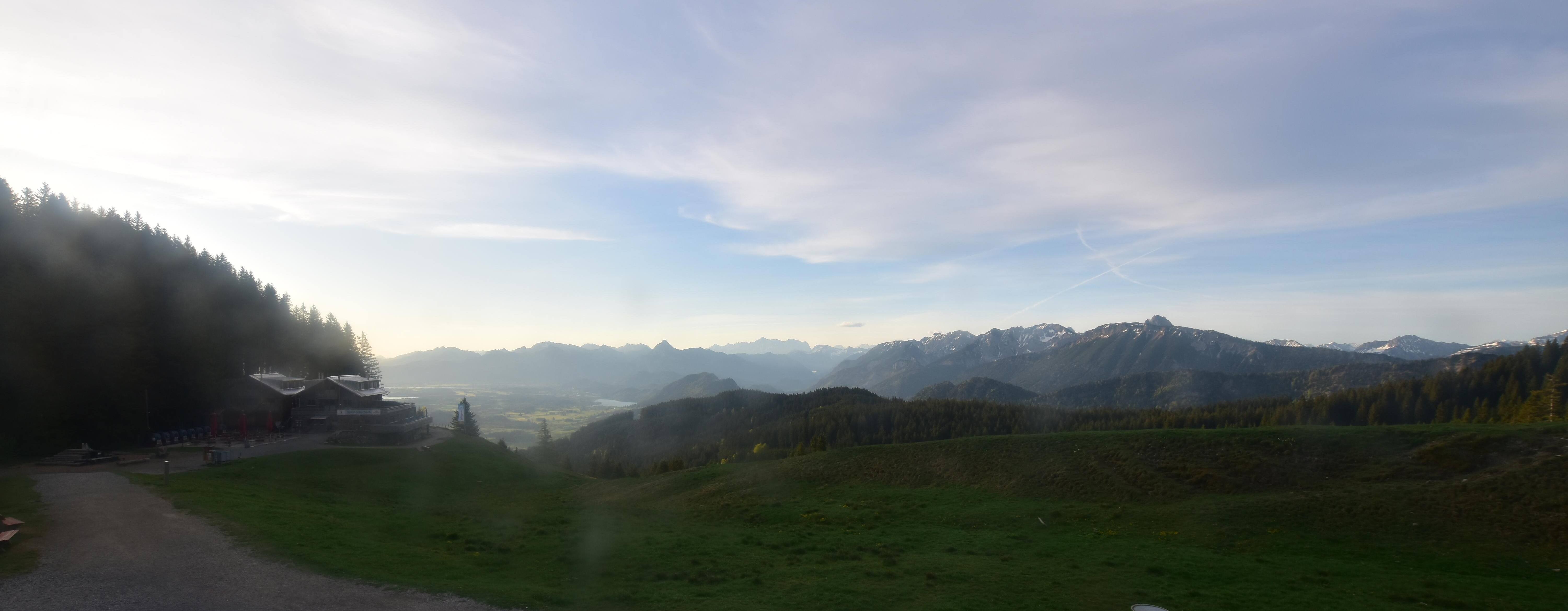 Archiv Foto Webcam Alpspitzbahn Nesselwang: Sportheim Böck