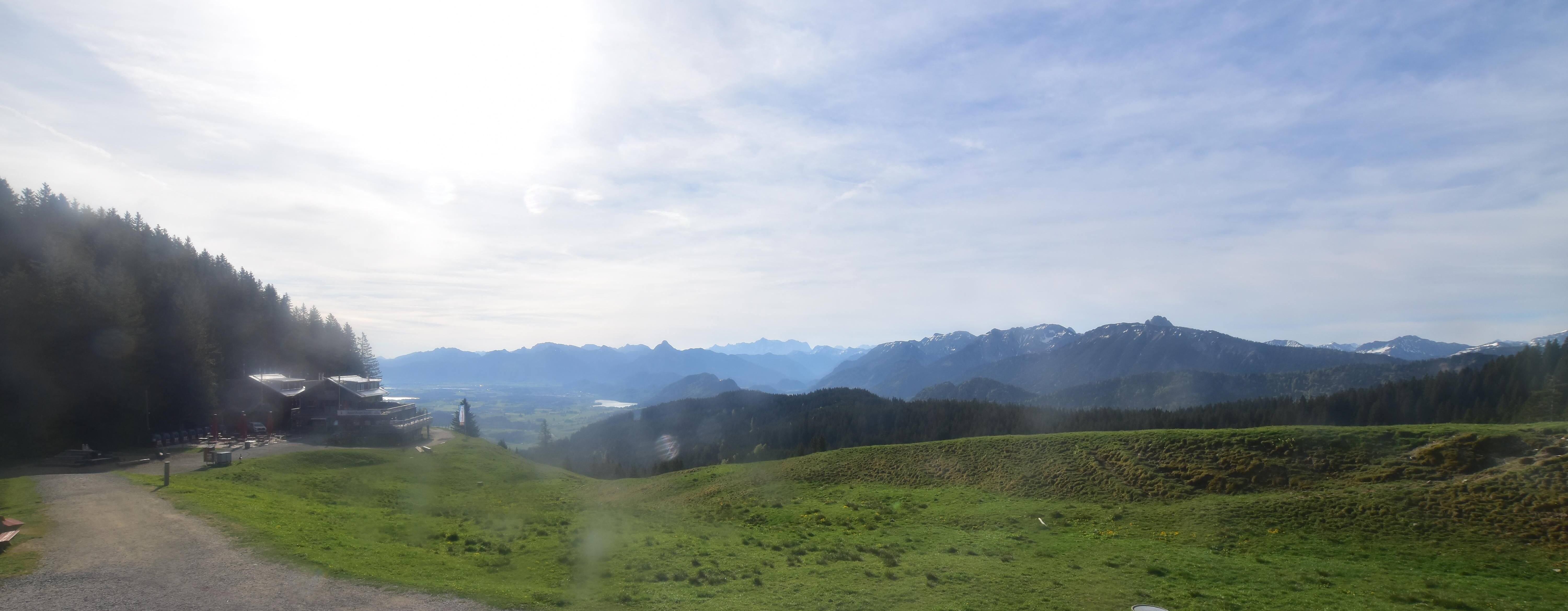 Archiv Foto Webcam Alpspitzbahn Nesselwang: Sportheim Böck