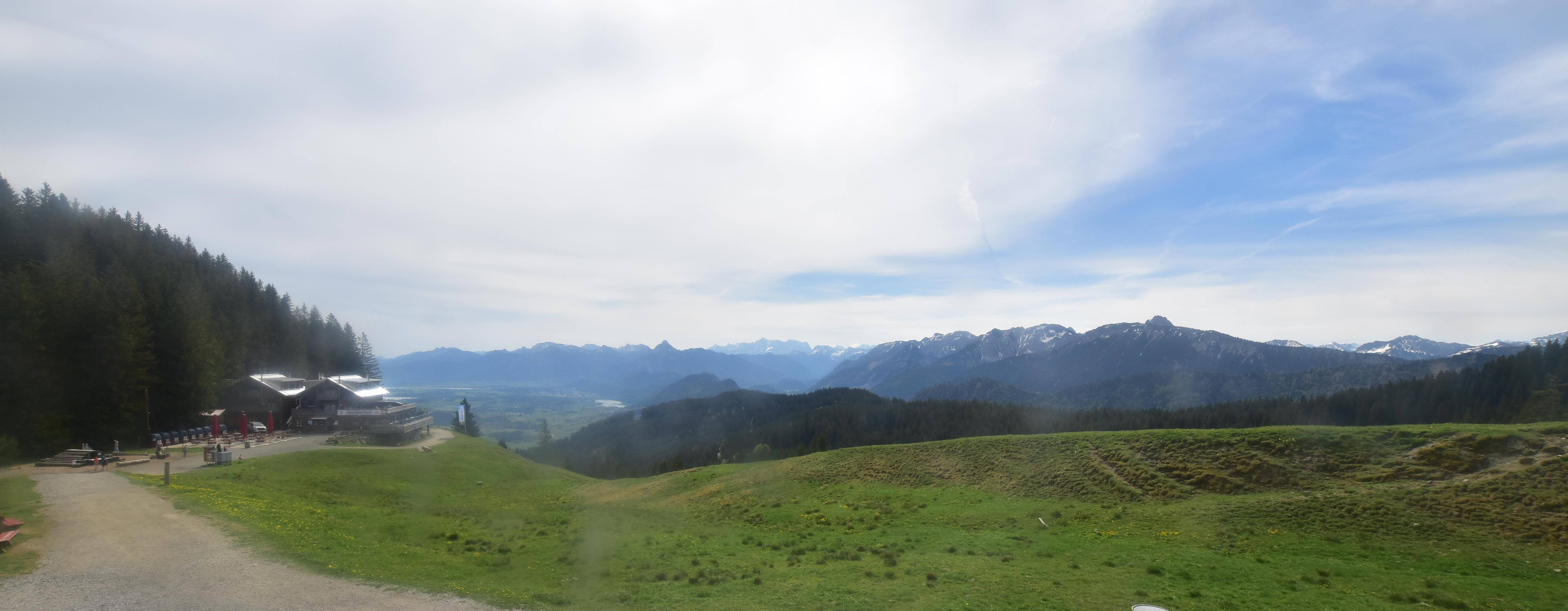Archiv Foto Webcam Alpspitzbahn Nesselwang: Sportheim Böck