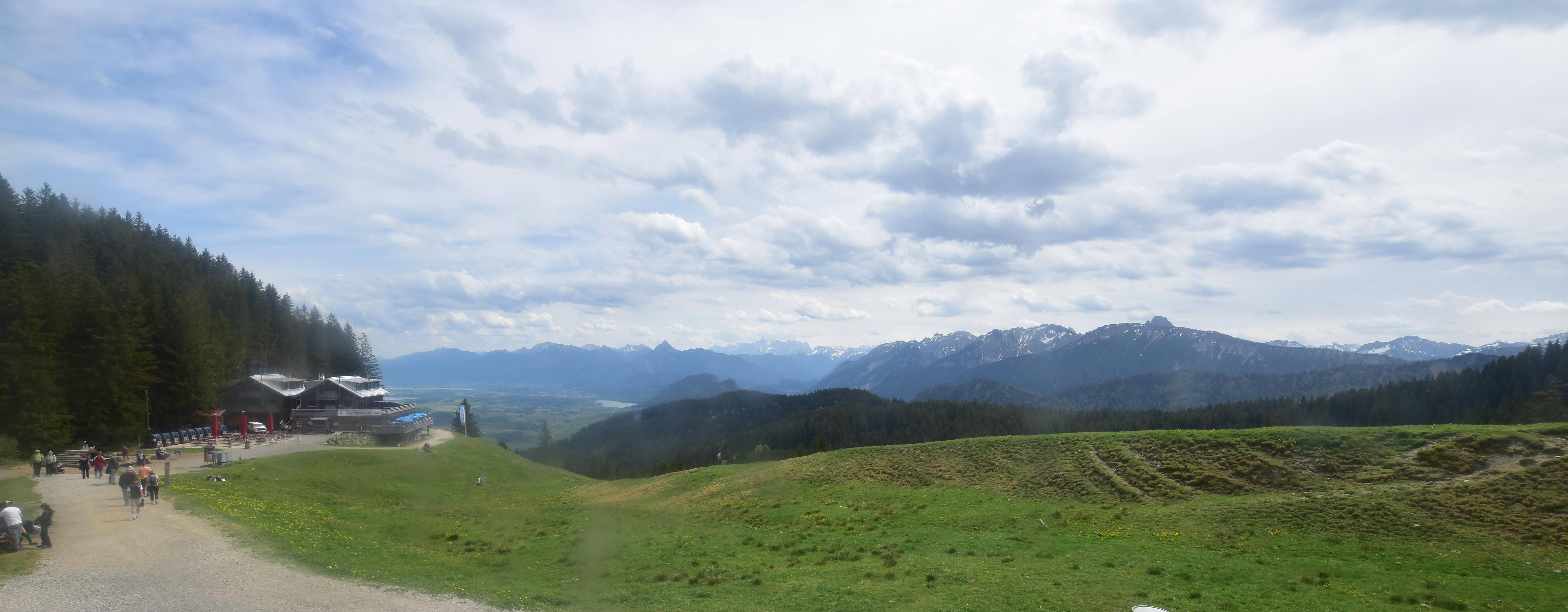 Archiv Foto Webcam Alpspitzbahn Nesselwang: Sportheim Böck