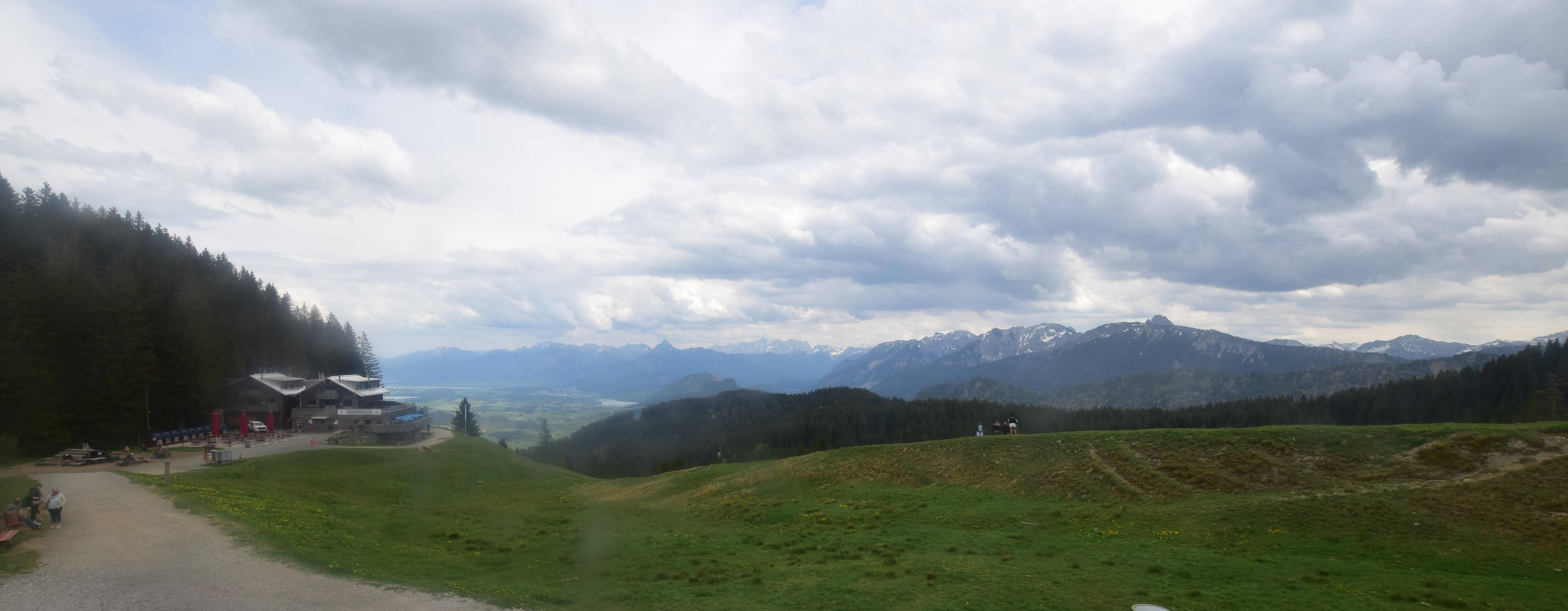 Archiv Foto Webcam Alpspitzbahn Nesselwang: Sportheim Böck