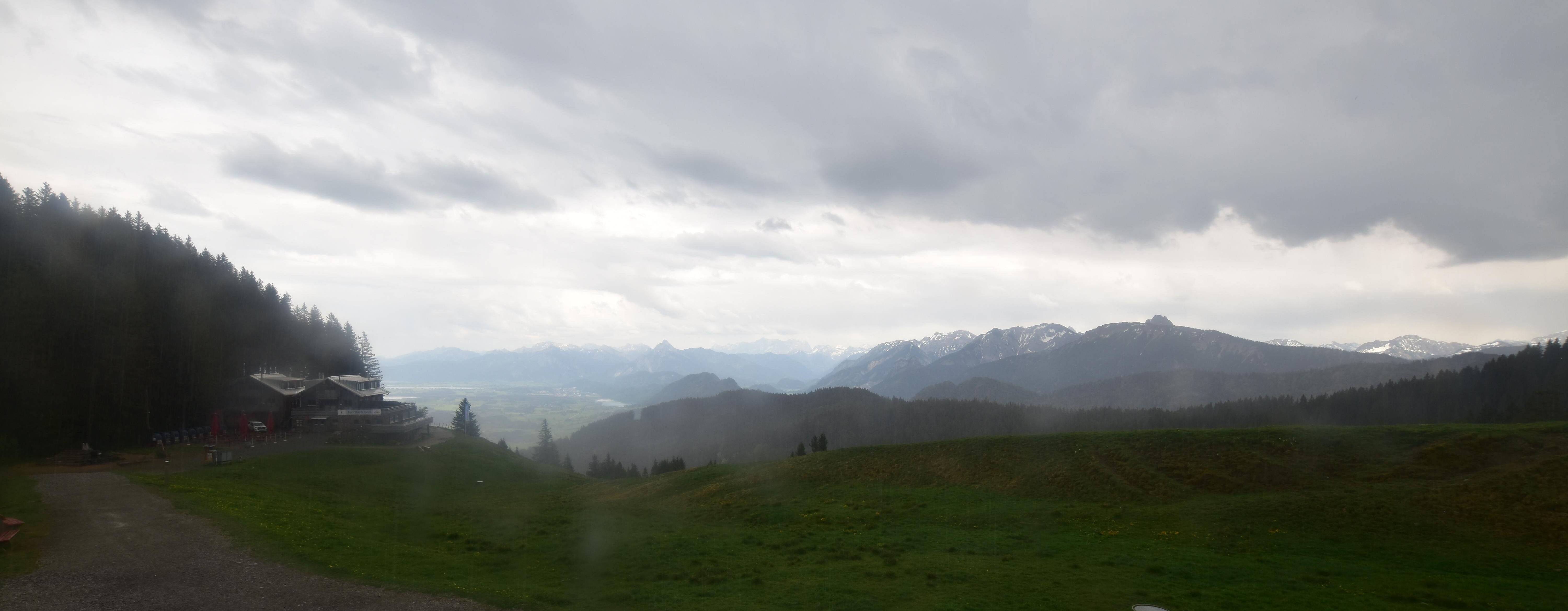 Archiv Foto Webcam Alpspitzbahn Nesselwang: Sportheim Böck