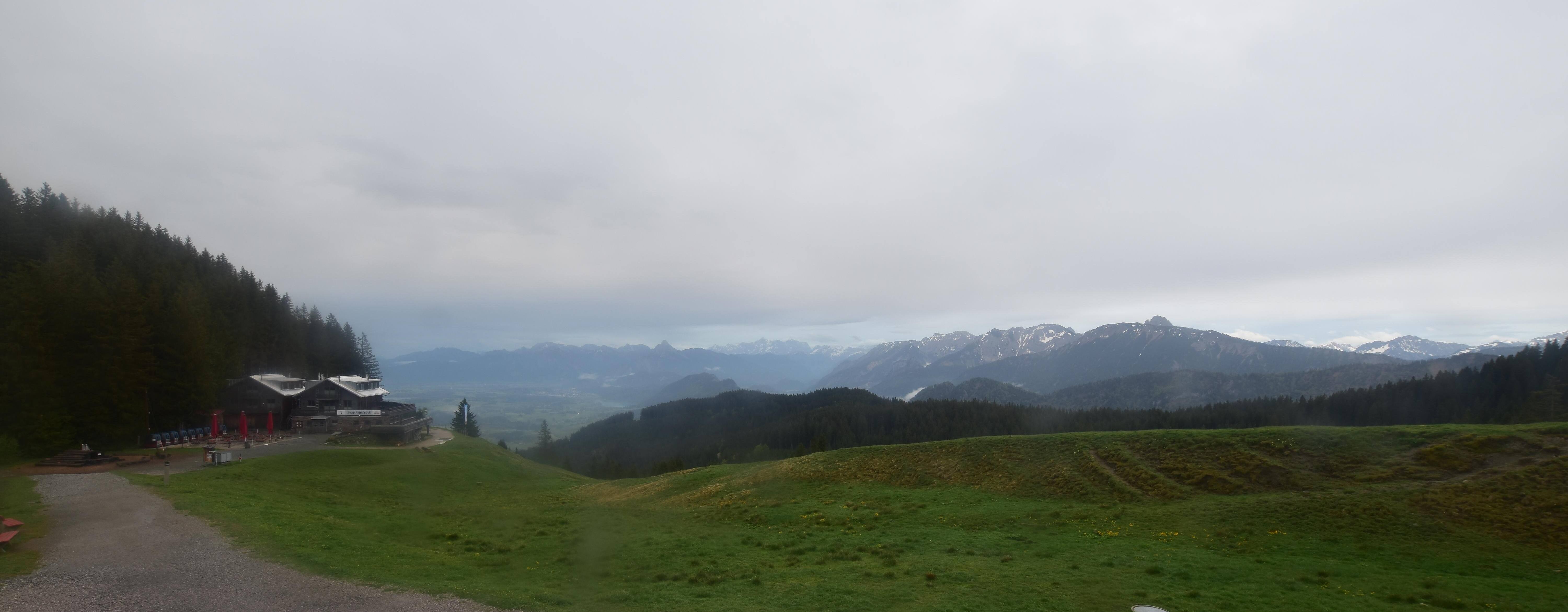 Archiv Foto Webcam Alpspitzbahn Nesselwang: Sportheim Böck