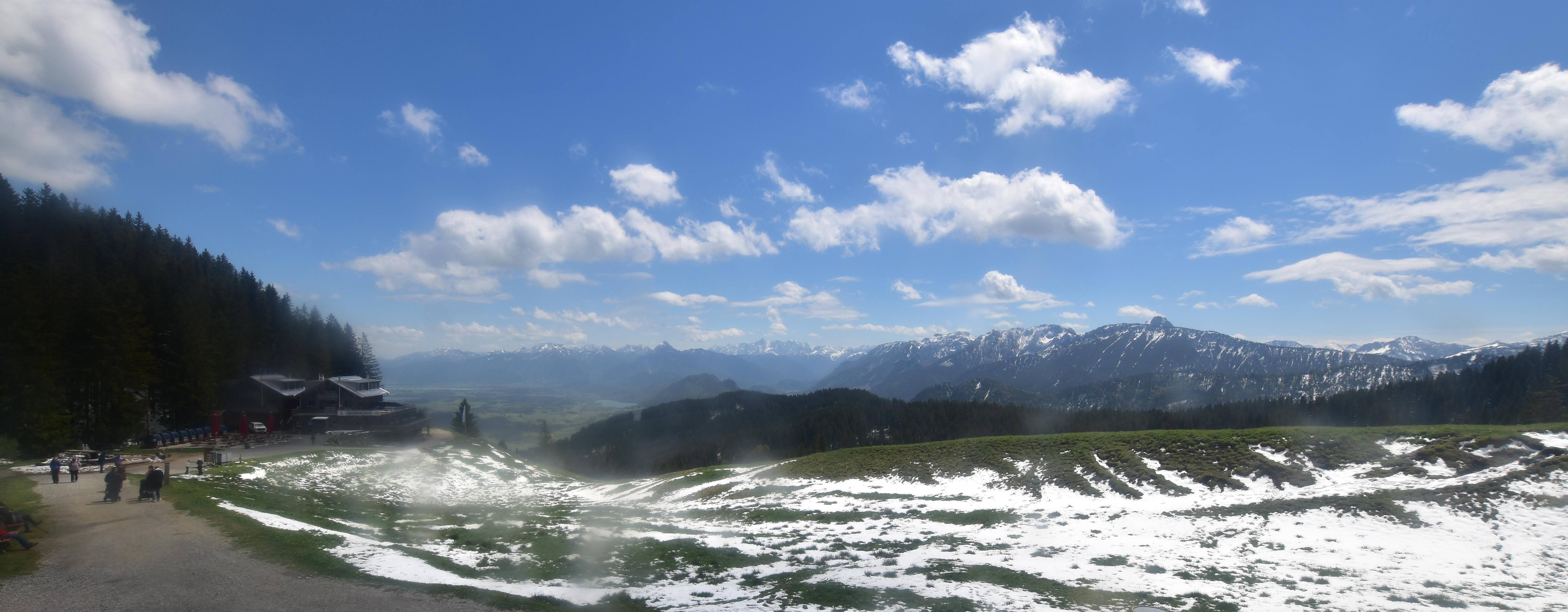 Archiv Foto Webcam Alpspitzbahn Nesselwang: Sportheim Böck