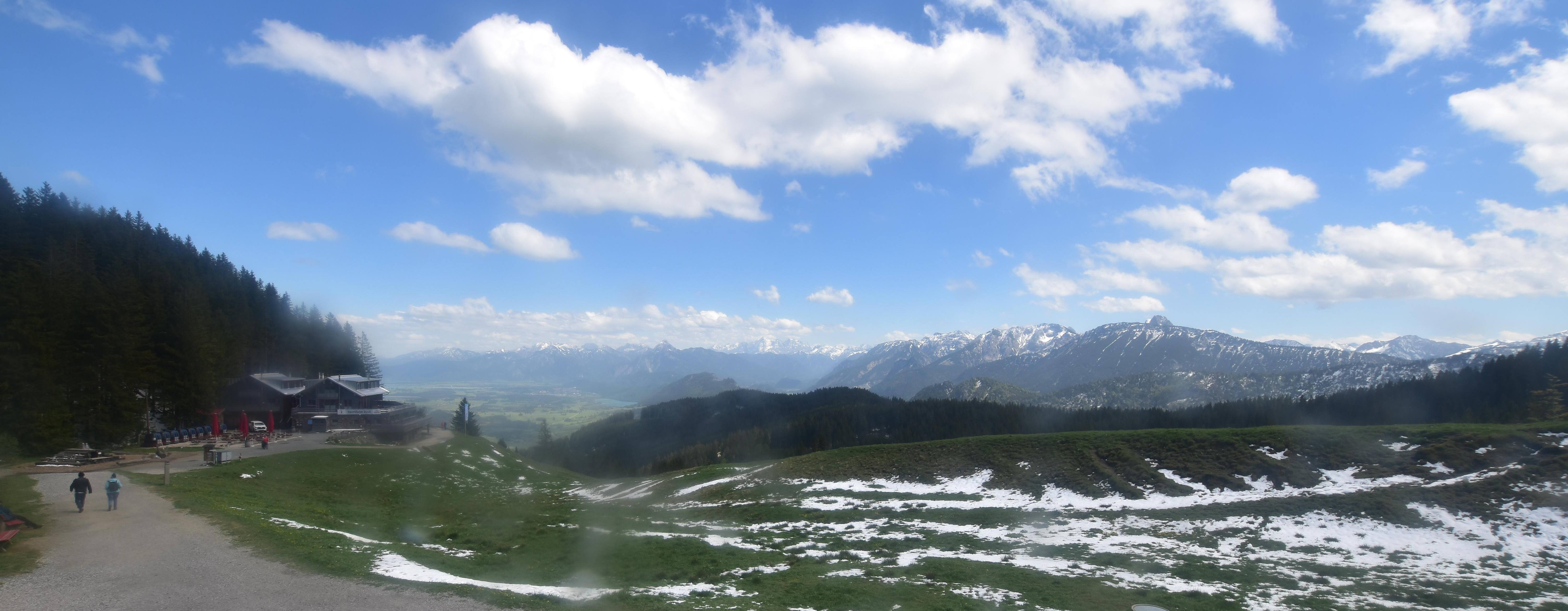 Archiv Foto Webcam Alpspitzbahn Nesselwang: Sportheim Böck
