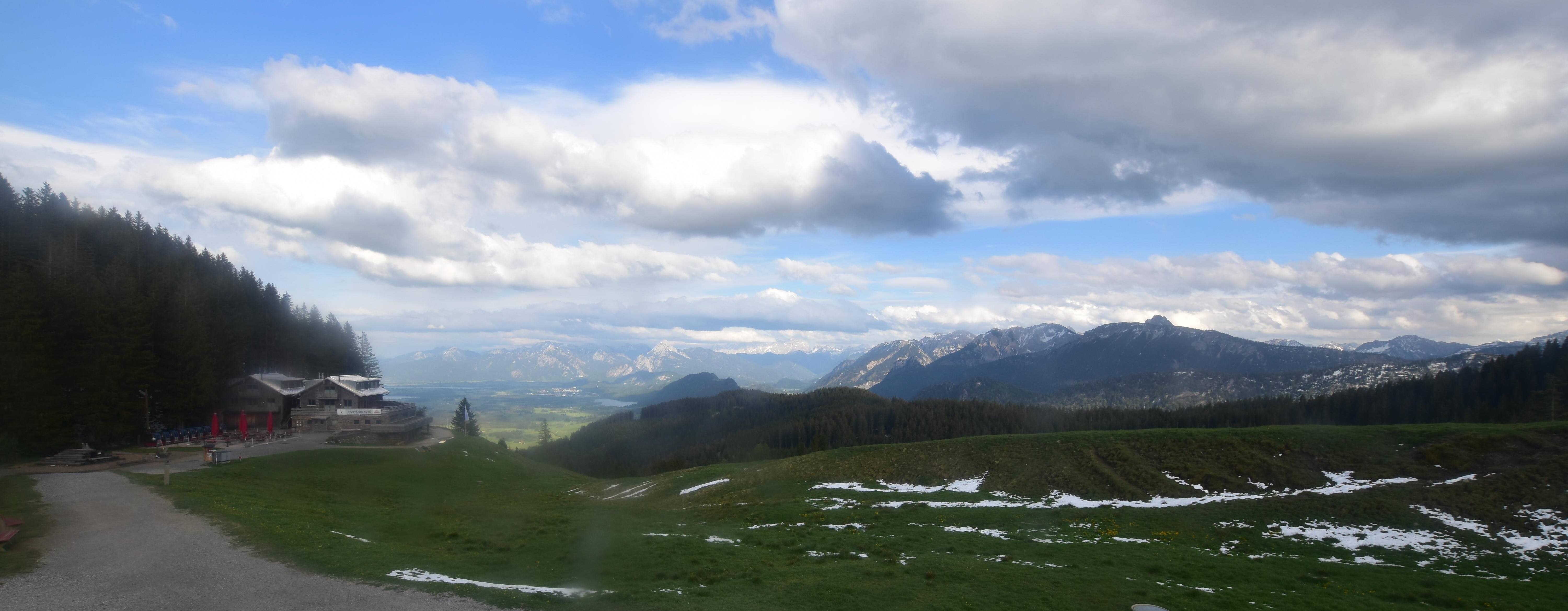 Archiv Foto Webcam Alpspitzbahn Nesselwang: Sportheim Böck