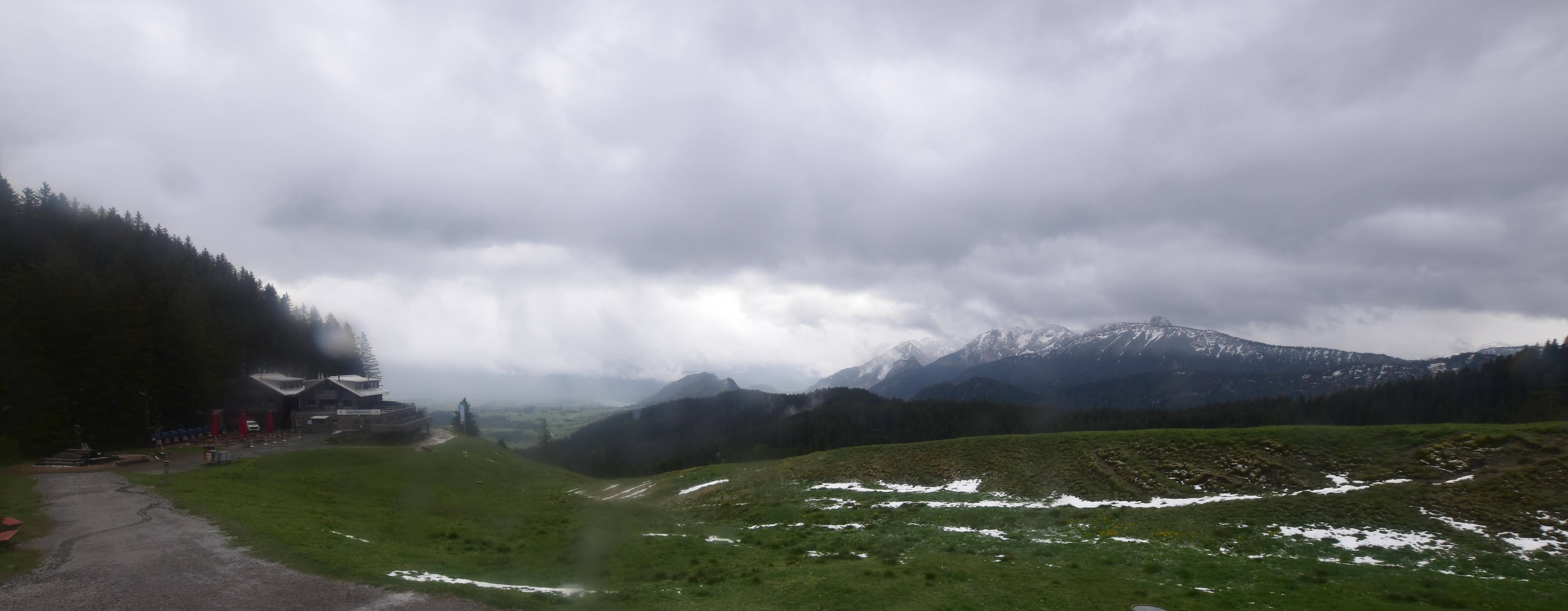 Archiv Foto Webcam Alpspitzbahn Nesselwang: Sportheim Böck