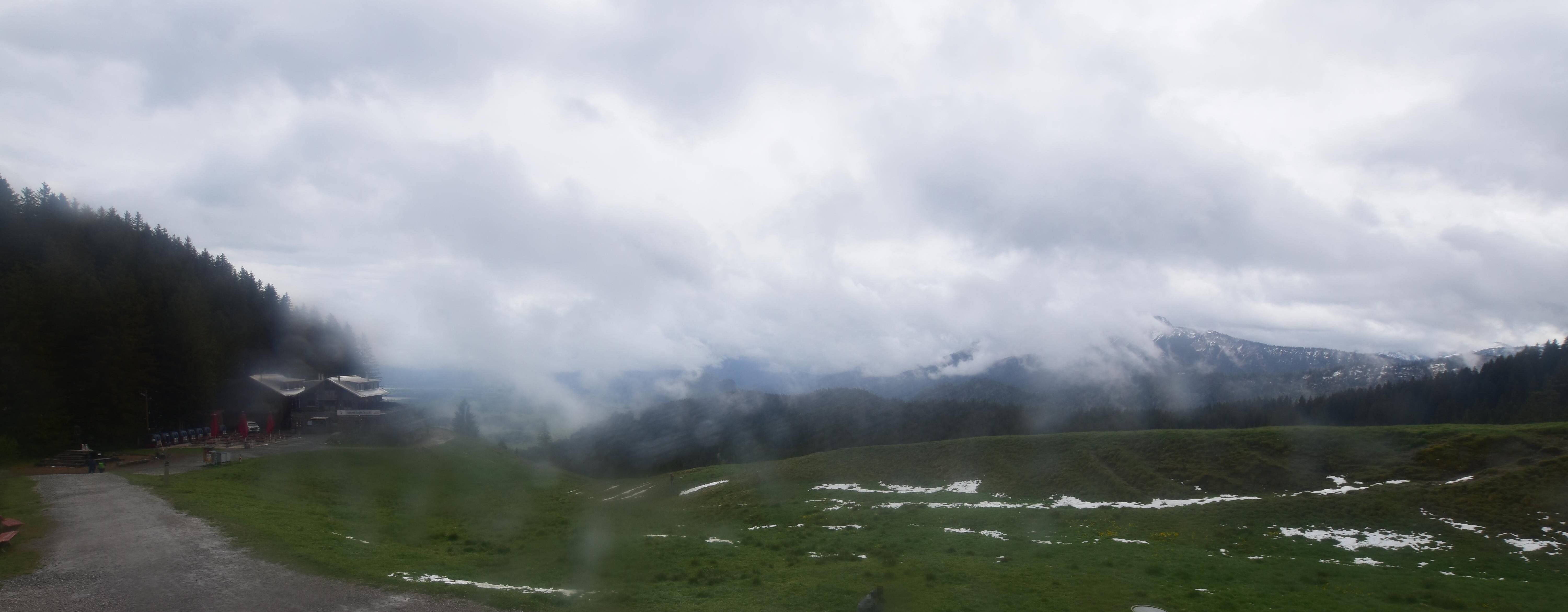 Archiv Foto Webcam Alpspitzbahn Nesselwang: Sportheim Böck