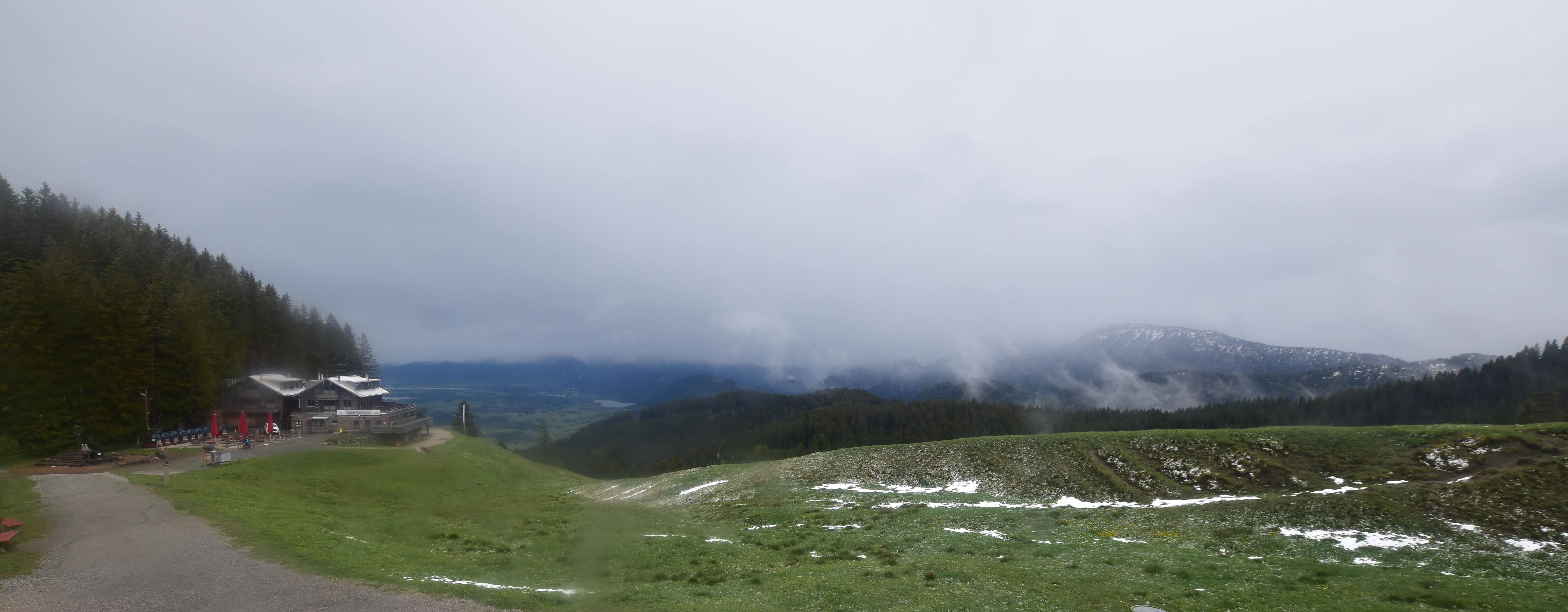 Archiv Foto Webcam Alpspitzbahn Nesselwang: Sportheim Böck