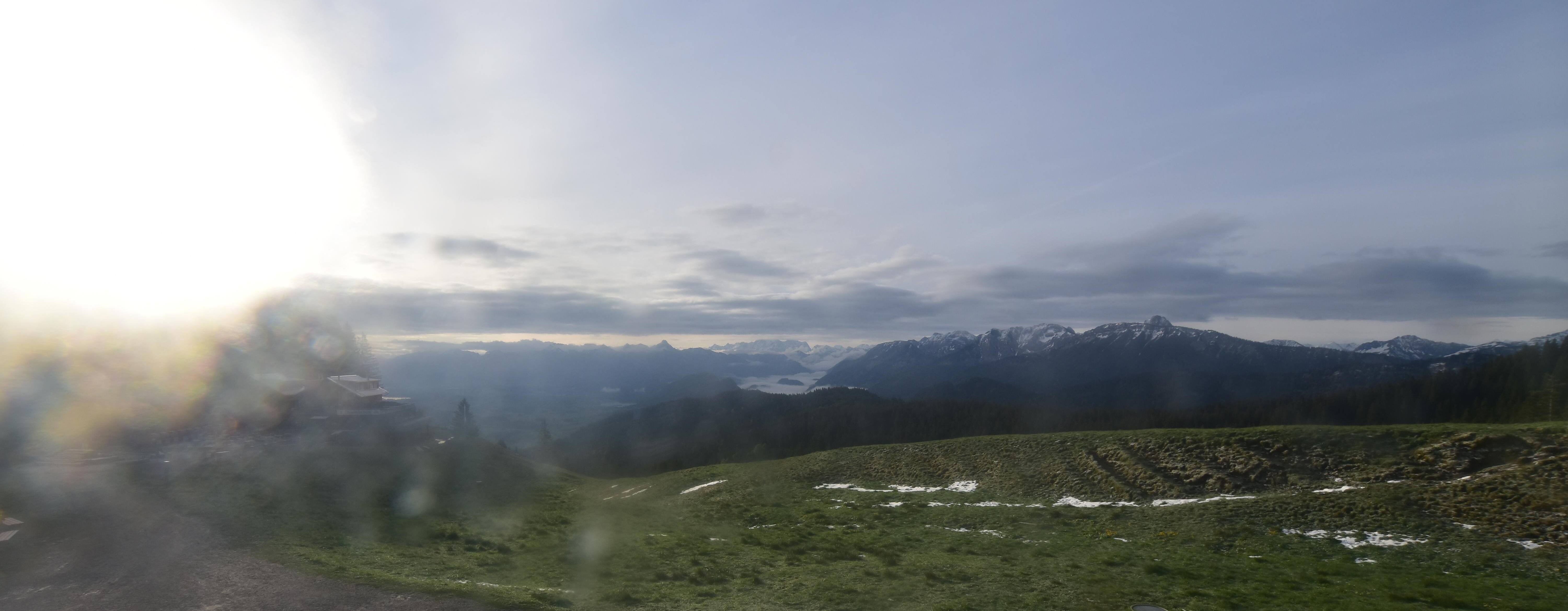 Archived image Webcam Alpspitzbahn Nesselwang: Sports Club Böck