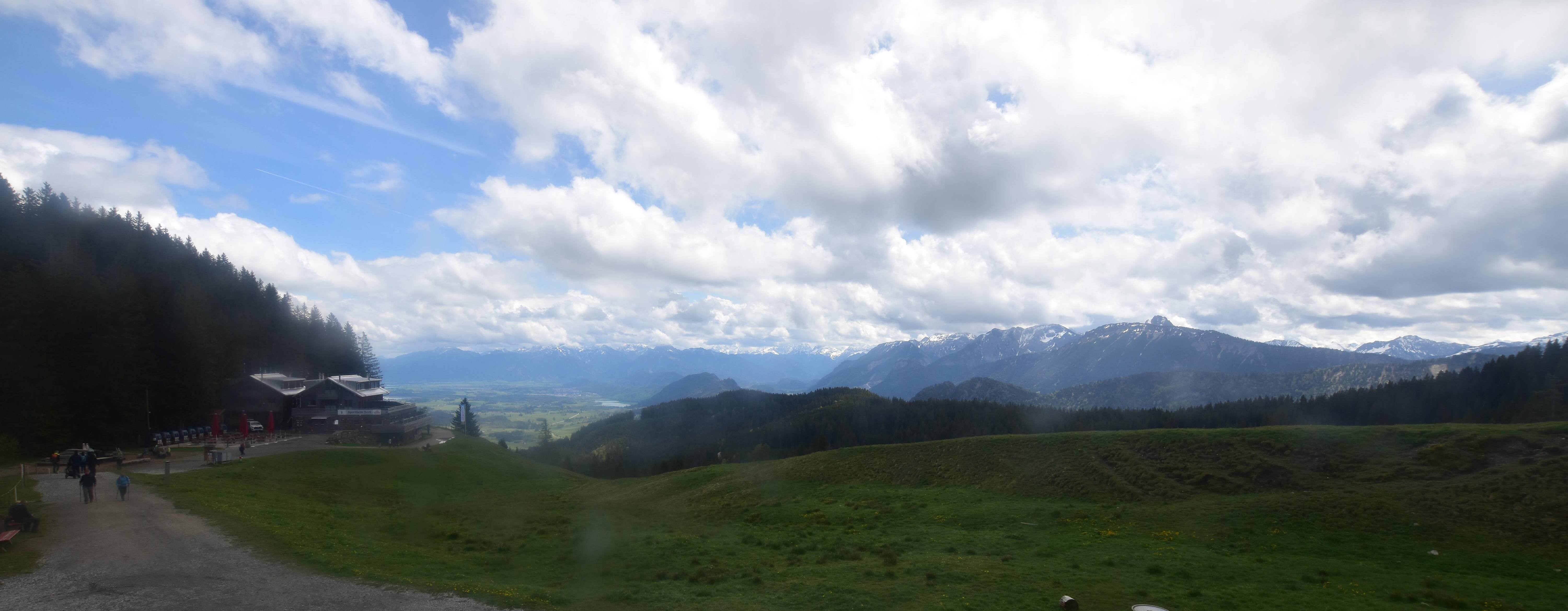 Archiv Foto Webcam Alpspitzbahn Nesselwang: Sportheim Böck