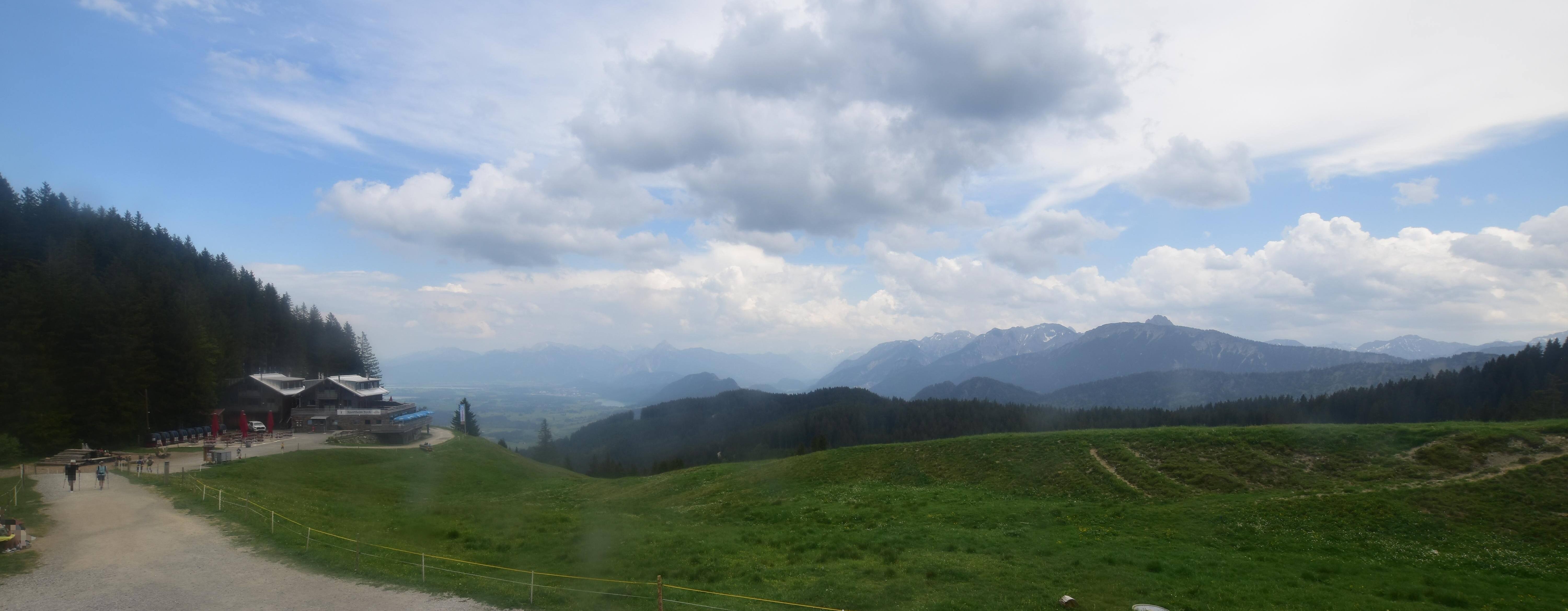 Archiv Foto Webcam Alpspitzbahn Nesselwang: Sportheim Böck