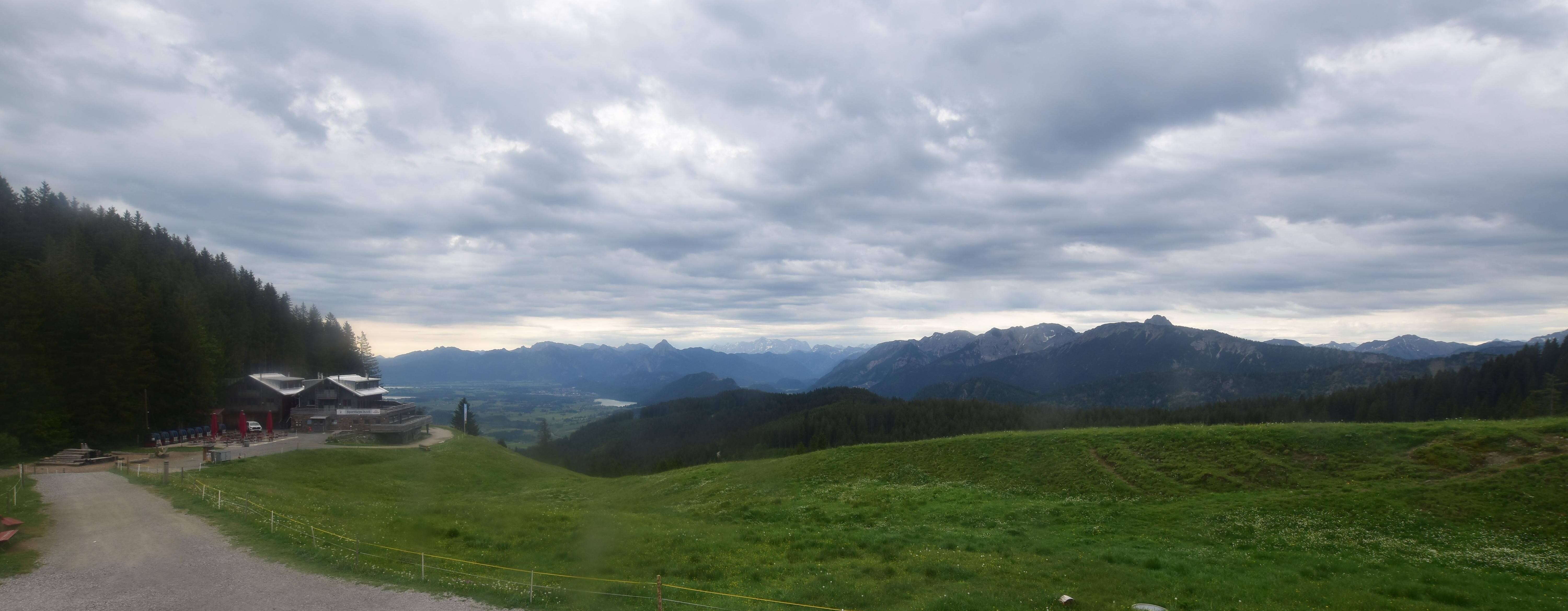 Archiv Foto Webcam Alpspitzbahn Nesselwang: Sportheim Böck