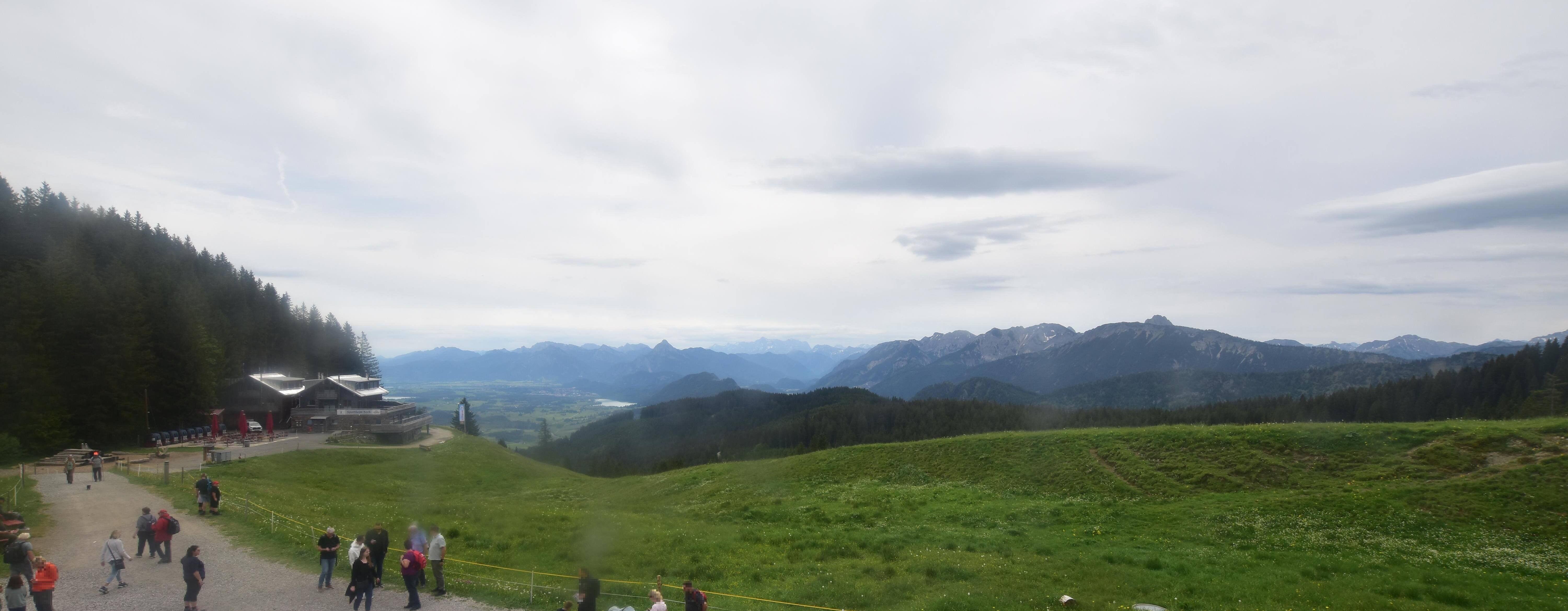 Archiv Foto Webcam Alpspitzbahn Nesselwang: Sportheim Böck