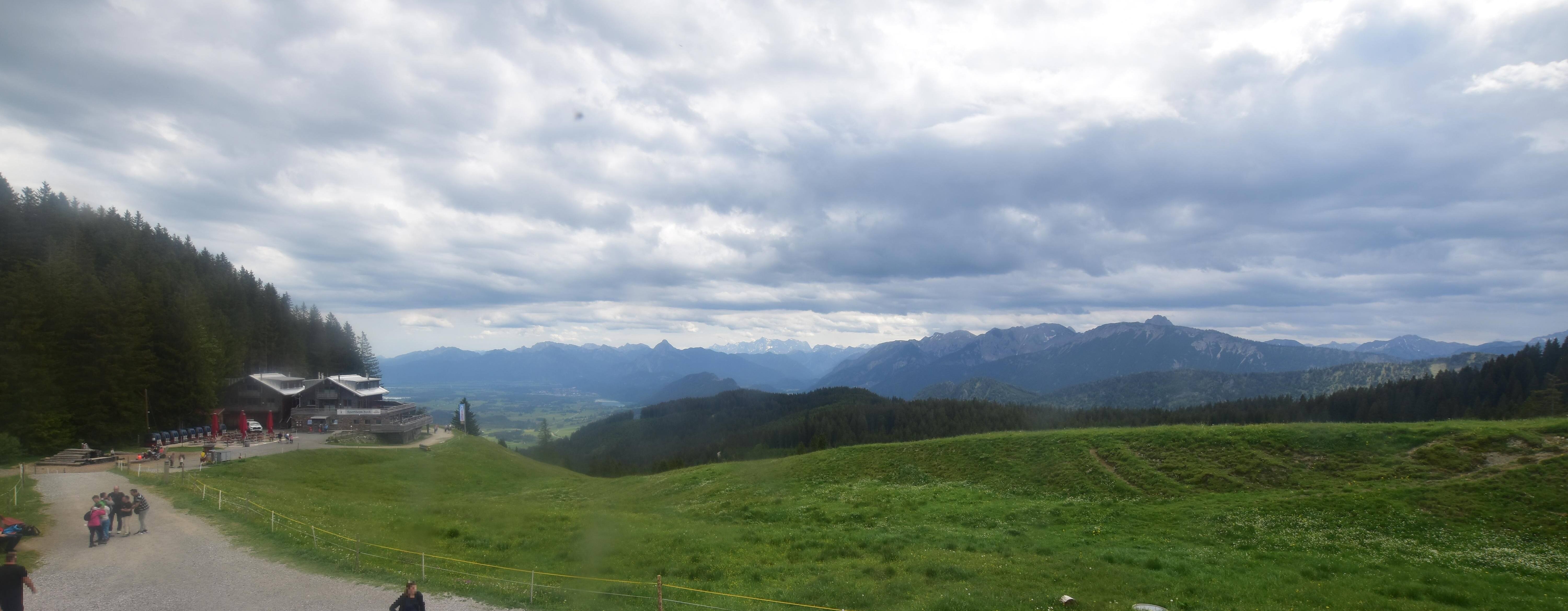 Archiv Foto Webcam Alpspitzbahn Nesselwang: Sportheim Böck