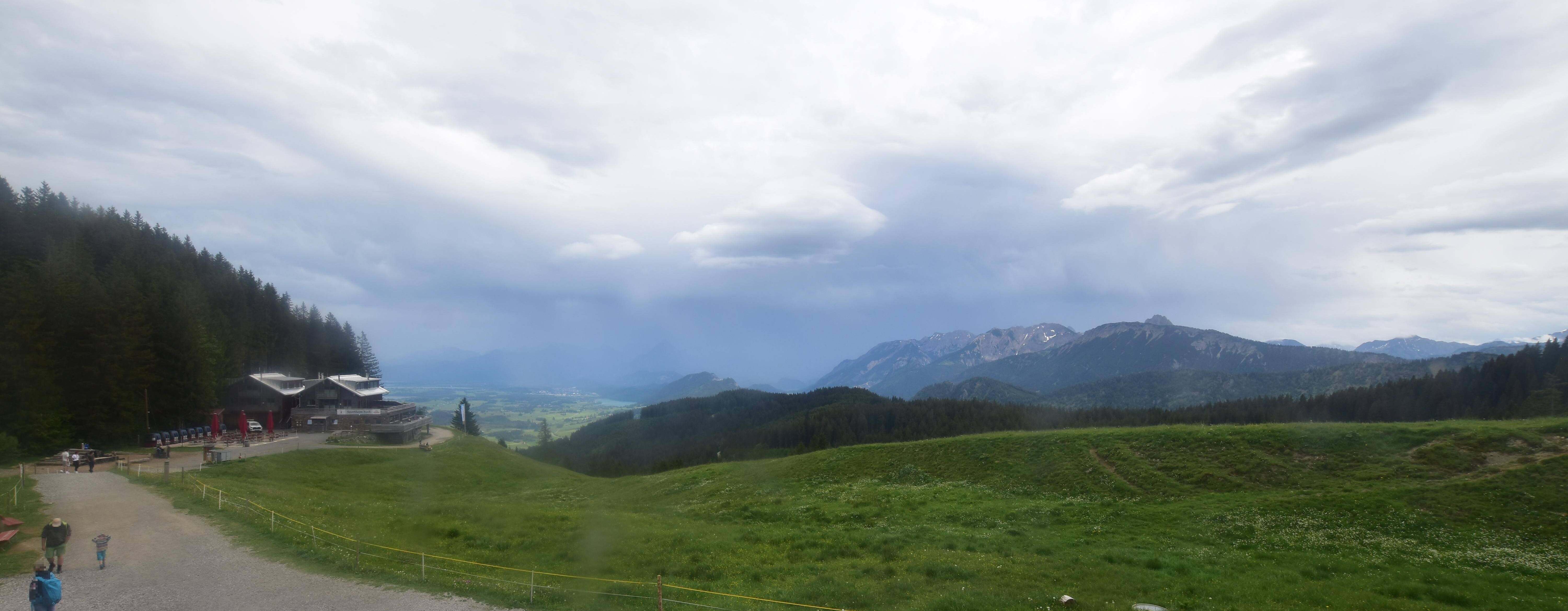 Archiv Foto Webcam Alpspitzbahn Nesselwang: Sportheim Böck