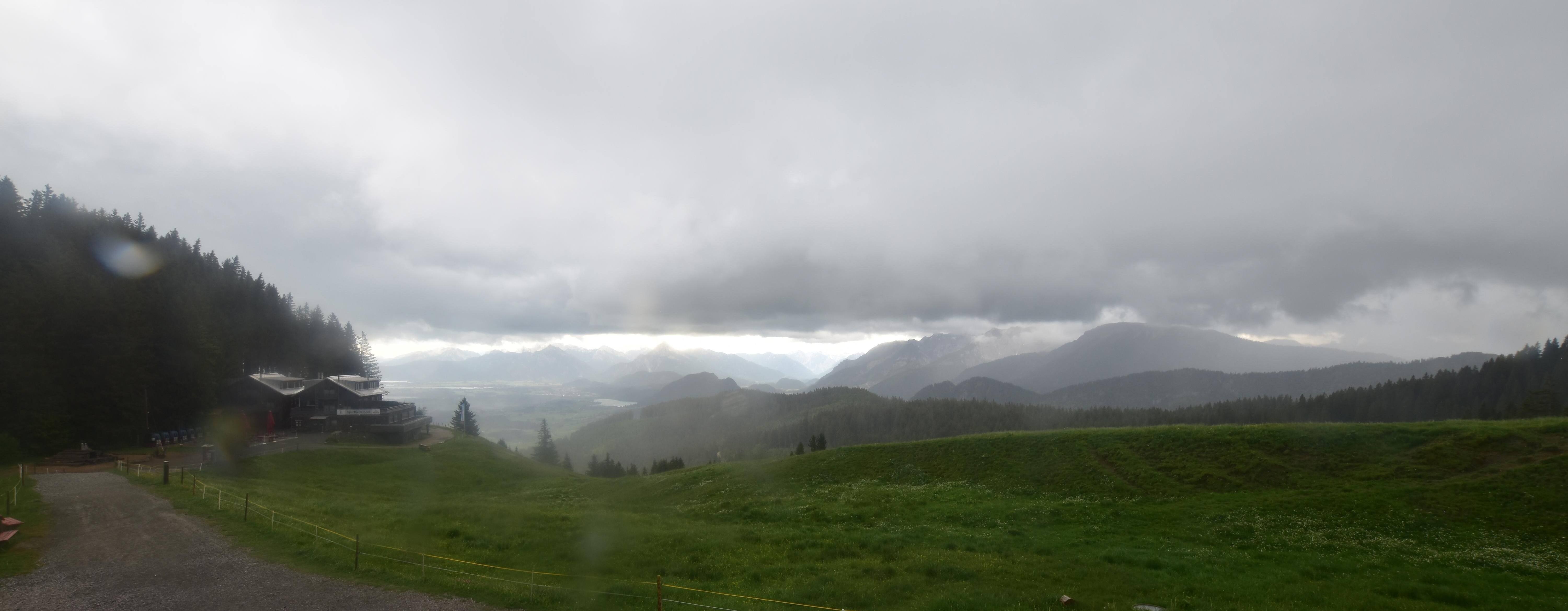 Archiv Foto Webcam Alpspitzbahn Nesselwang: Sportheim Böck