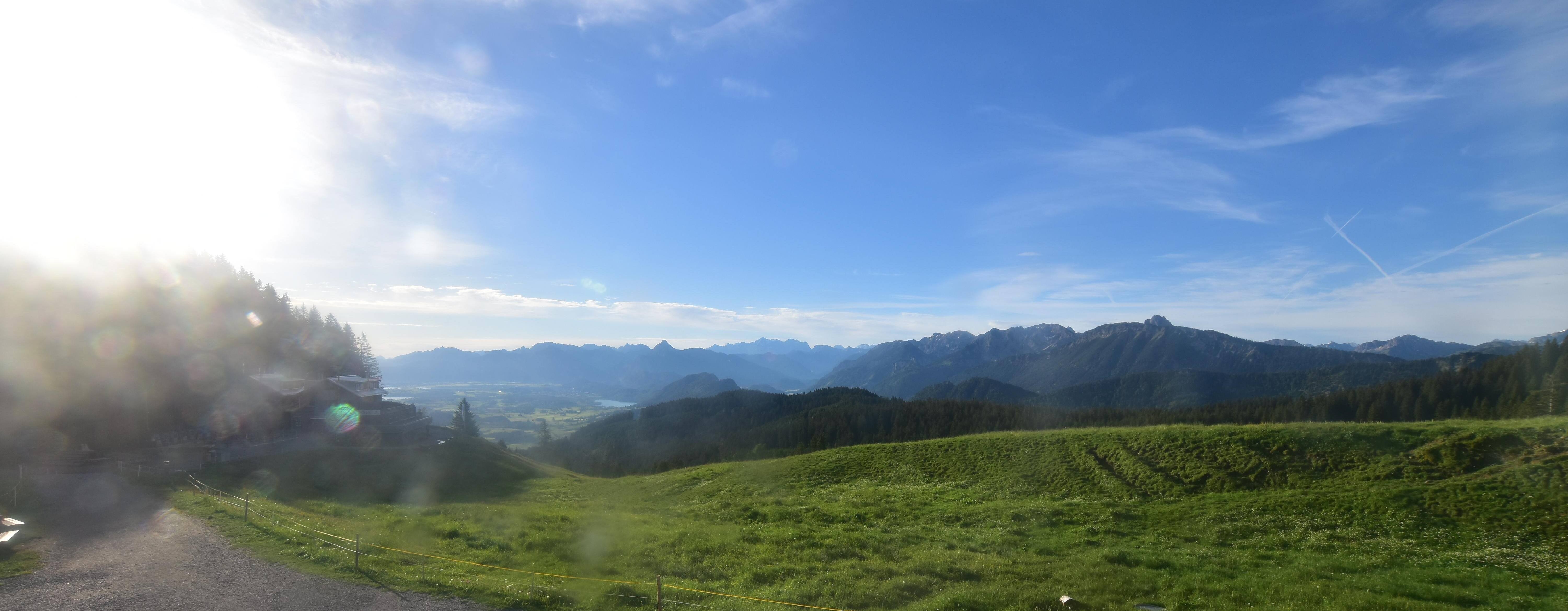 Archiv Foto Webcam Alpspitzbahn Nesselwang: Sportheim Böck