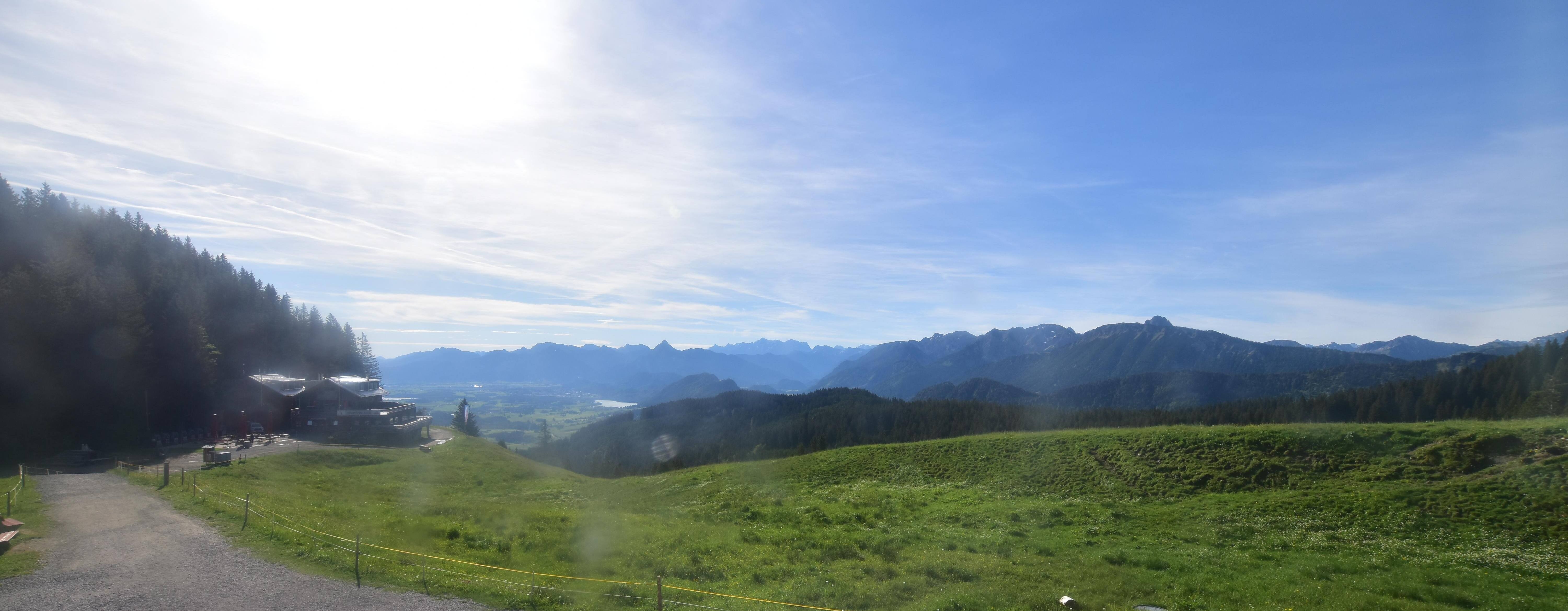 Archiv Foto Webcam Alpspitzbahn Nesselwang: Sportheim Böck