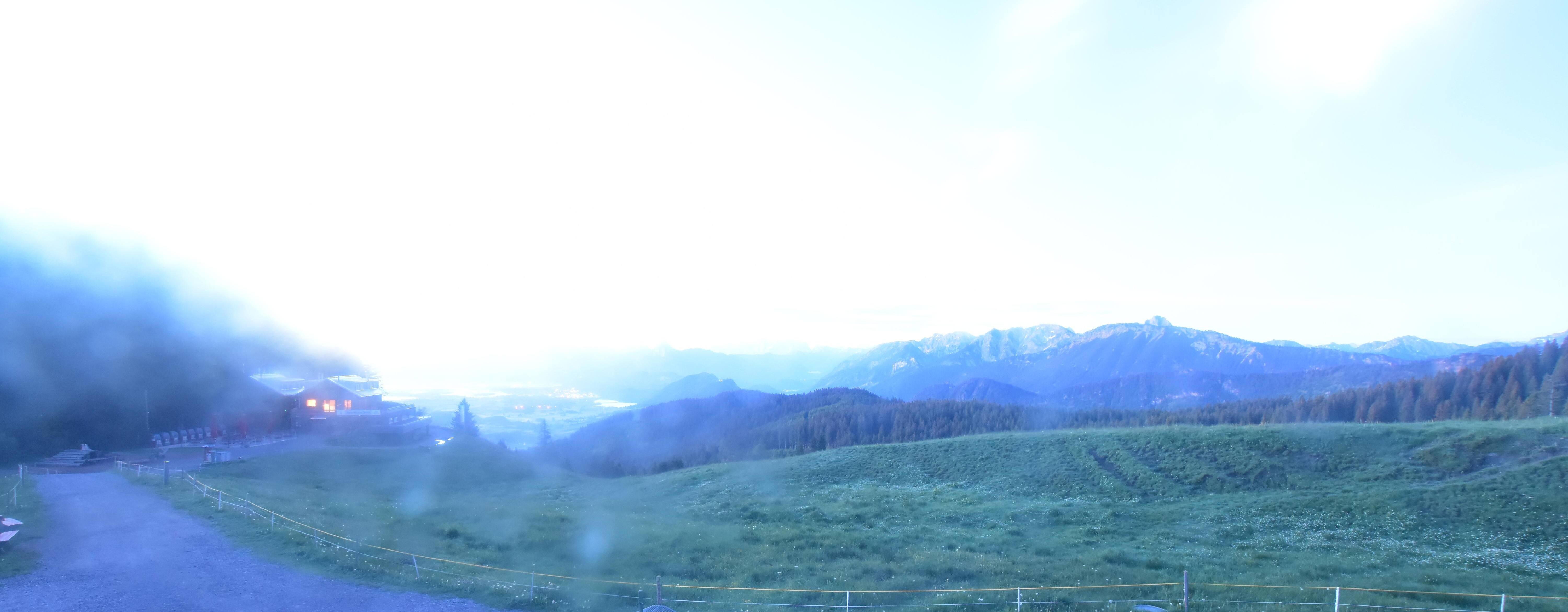 Archiv Foto Webcam Alpspitzbahn Nesselwang: Sportheim Böck