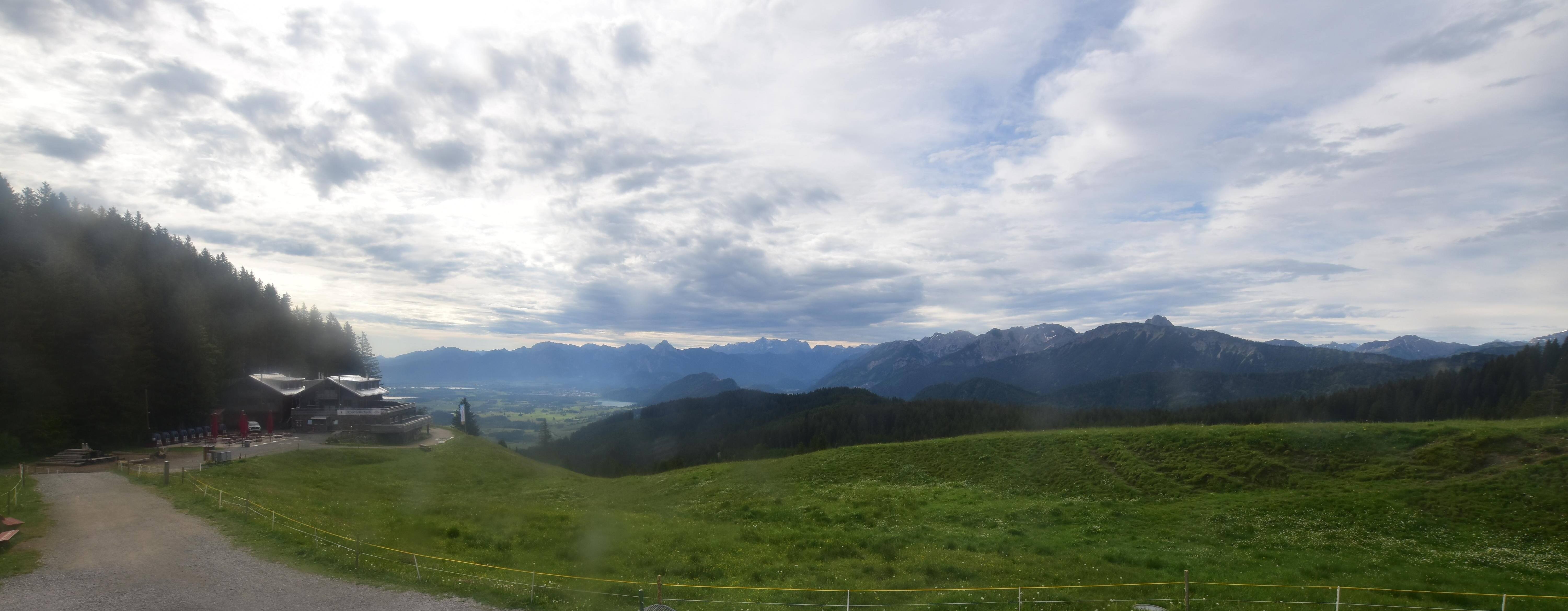 Archiv Foto Webcam Alpspitzbahn Nesselwang: Sportheim Böck