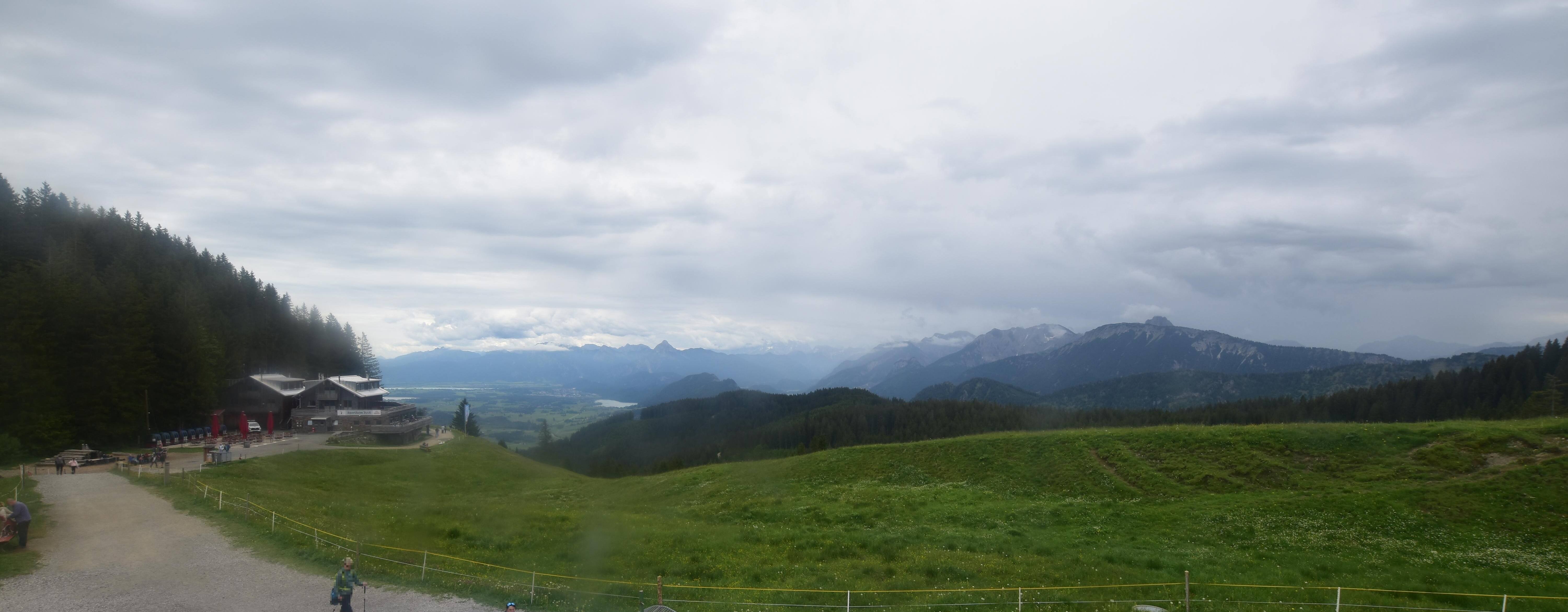 Archiv Foto Webcam Alpspitzbahn Nesselwang: Sportheim Böck