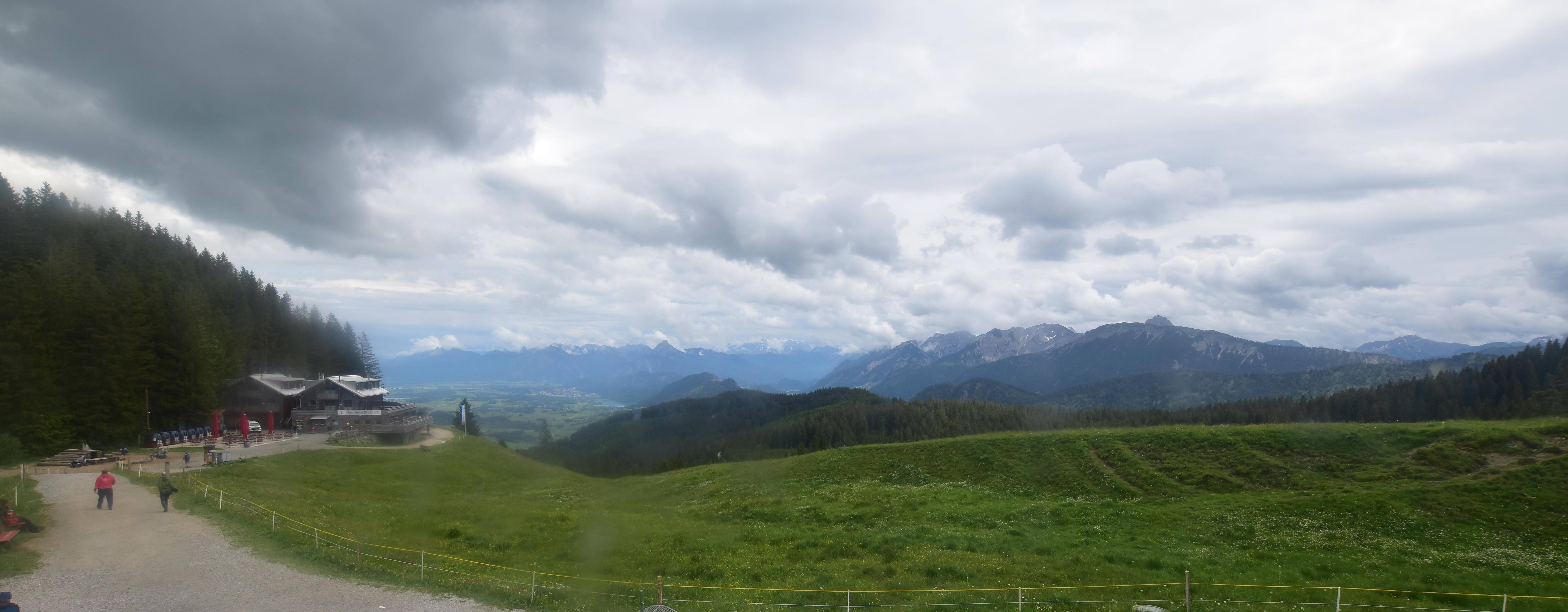 Archiv Foto Webcam Alpspitzbahn Nesselwang: Sportheim Böck