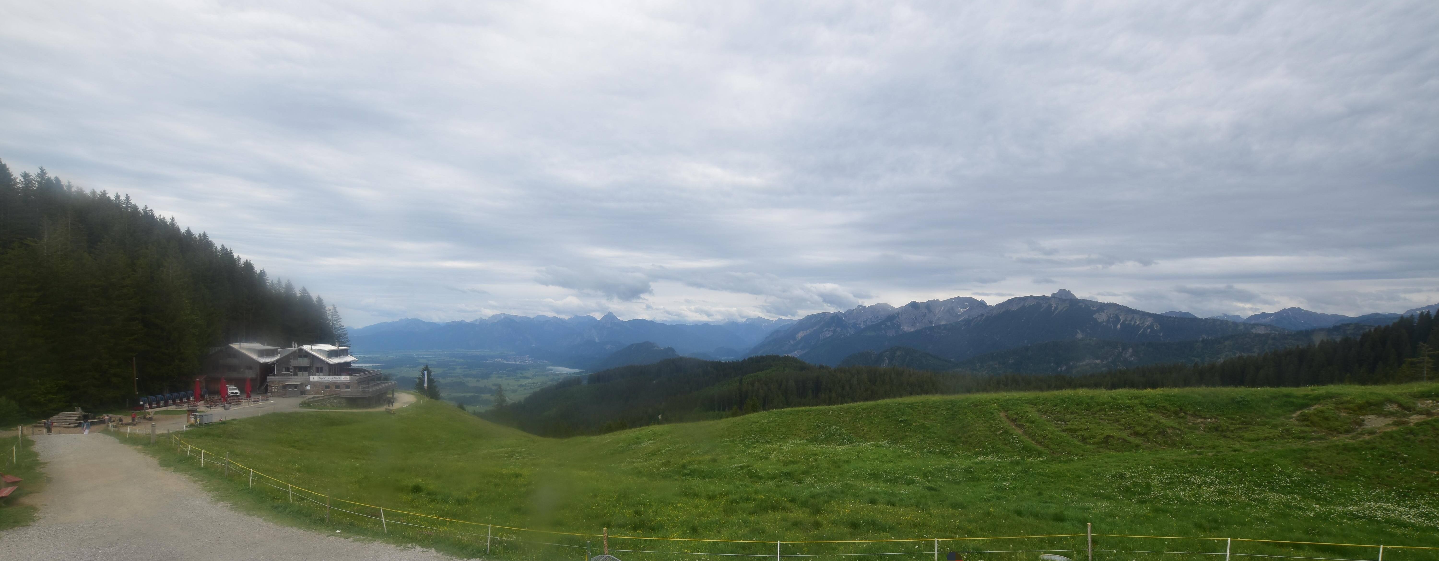 Archiv Foto Webcam Alpspitzbahn Nesselwang: Sportheim Böck