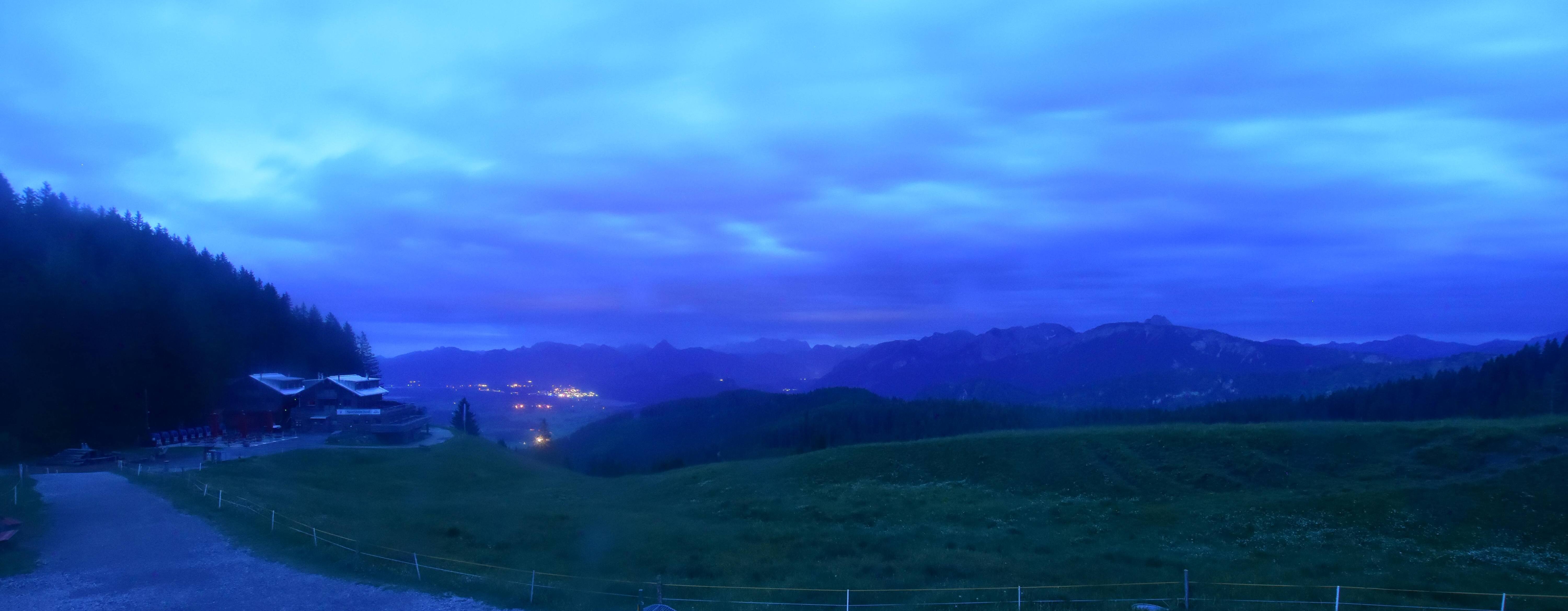 Archiv Foto Webcam Alpspitzbahn Nesselwang: Sportheim Böck