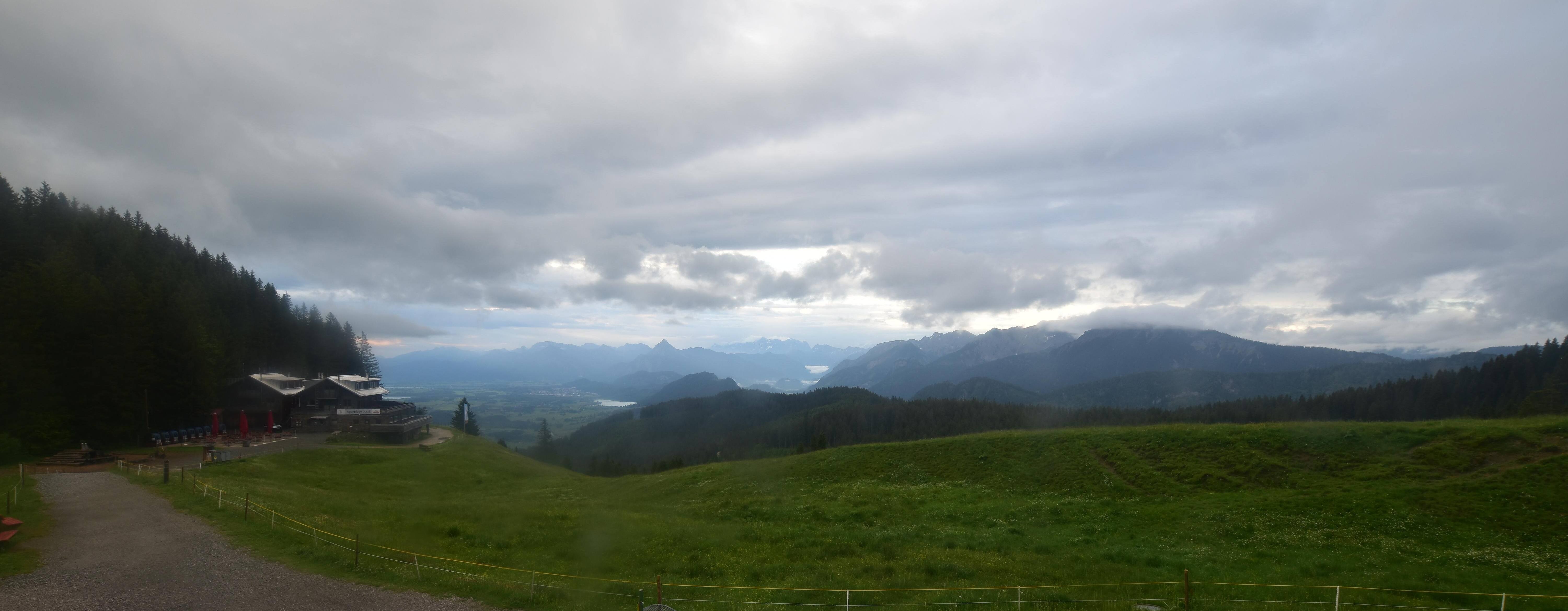 Archiv Foto Webcam Alpspitzbahn Nesselwang: Sportheim Böck