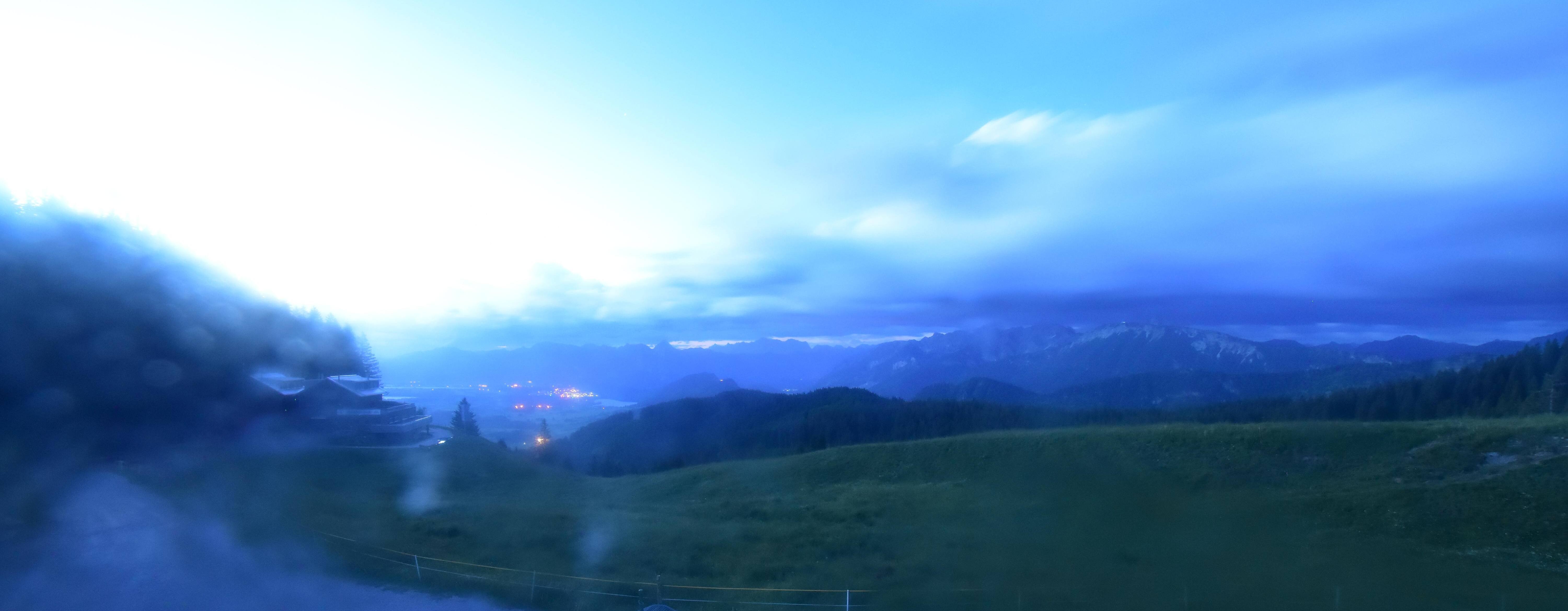 Archiv Foto Webcam Alpspitzbahn Nesselwang: Sportheim Böck