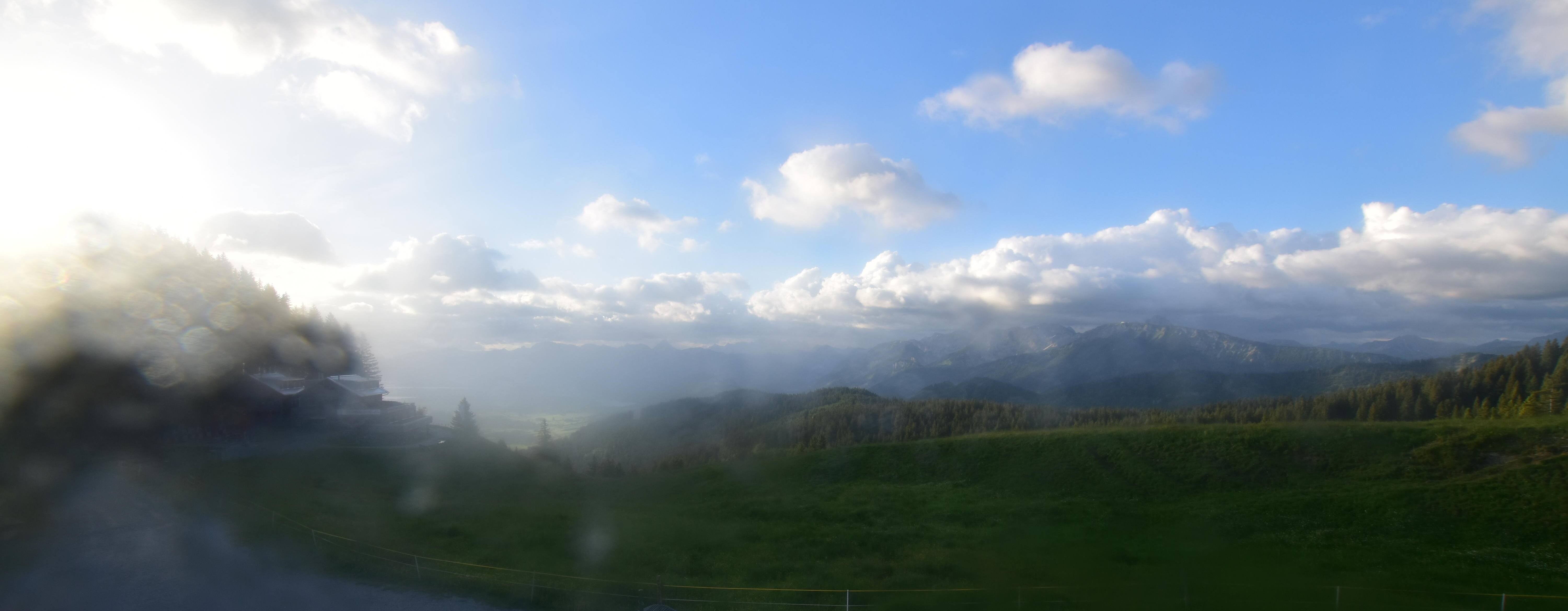 Archiv Foto Webcam Alpspitzbahn Nesselwang: Sportheim Böck