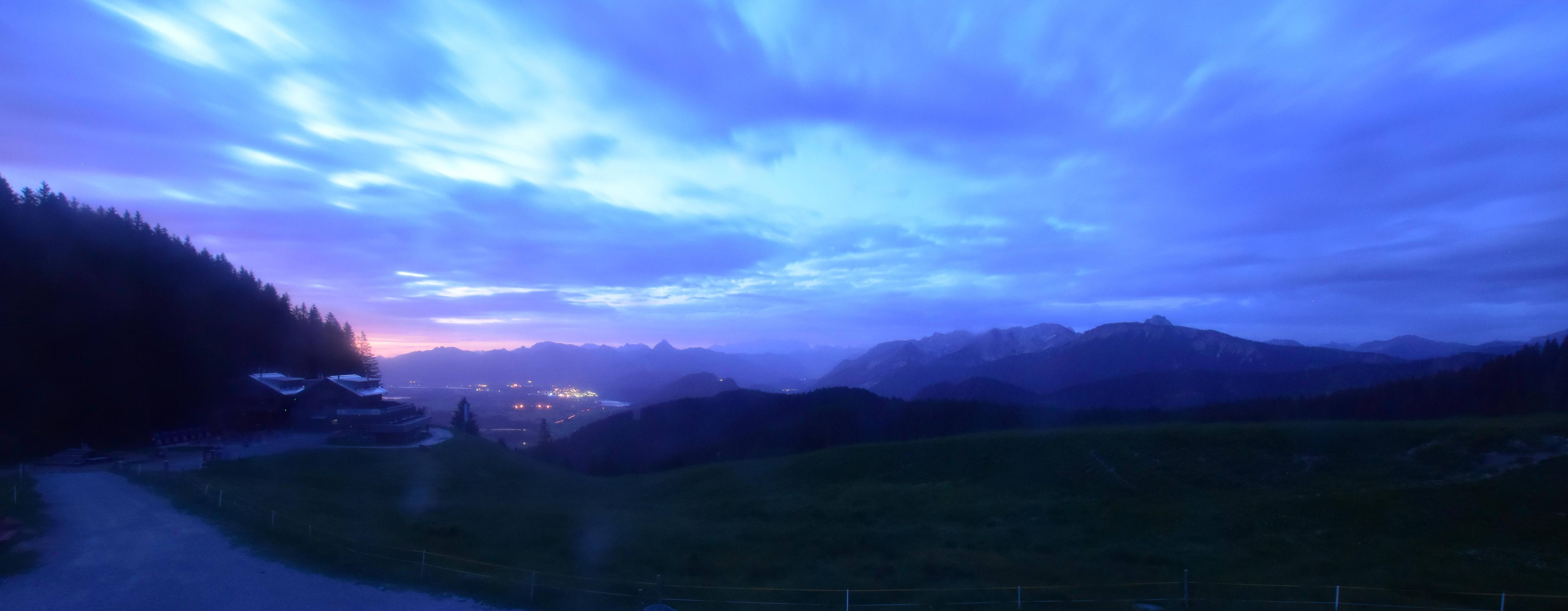 Archiv Foto Webcam Alpspitzbahn Nesselwang: Sportheim Böck