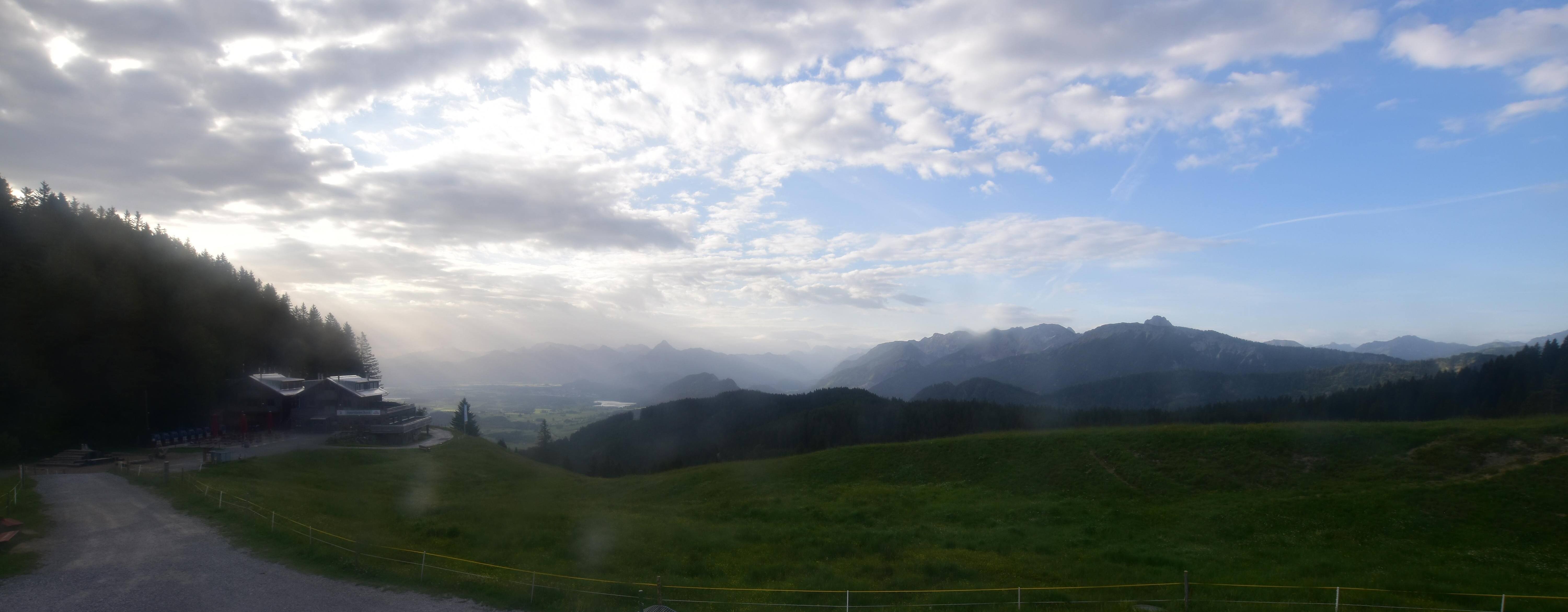 Archiv Foto Webcam Alpspitzbahn Nesselwang: Sportheim Böck