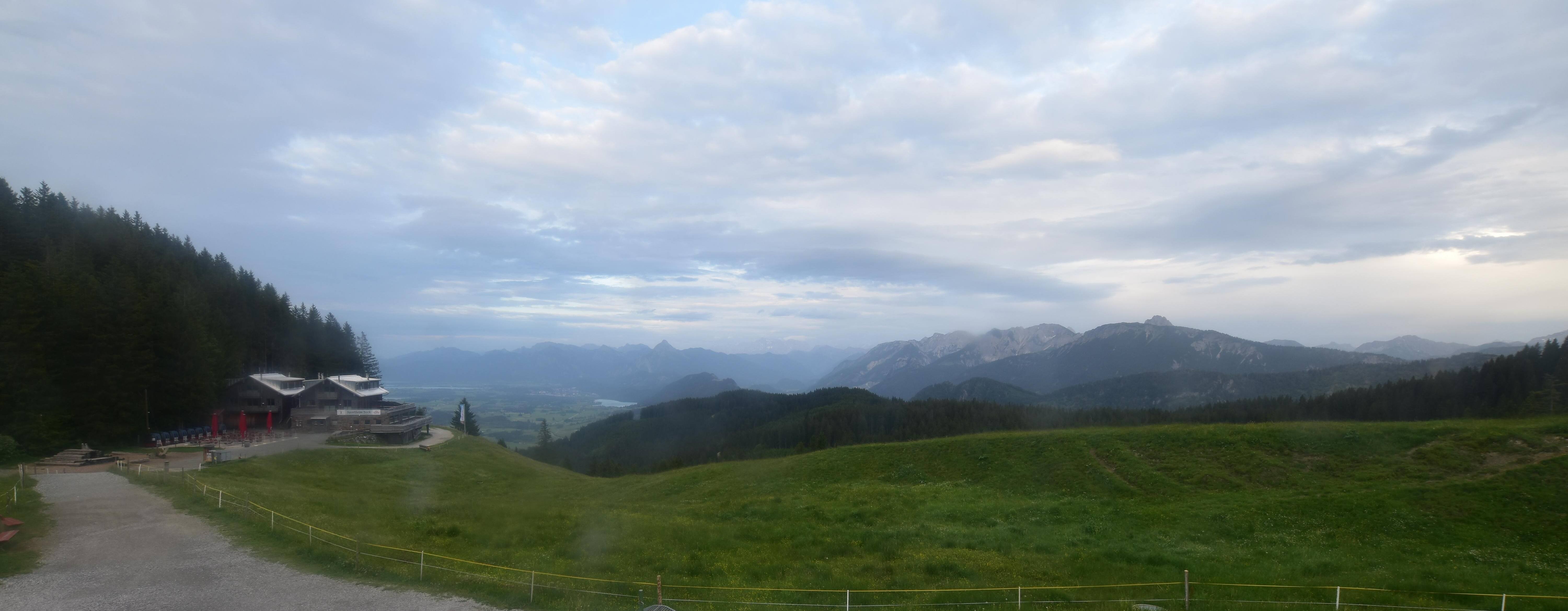 Archiv Foto Webcam Alpspitzbahn Nesselwang: Sportheim Böck