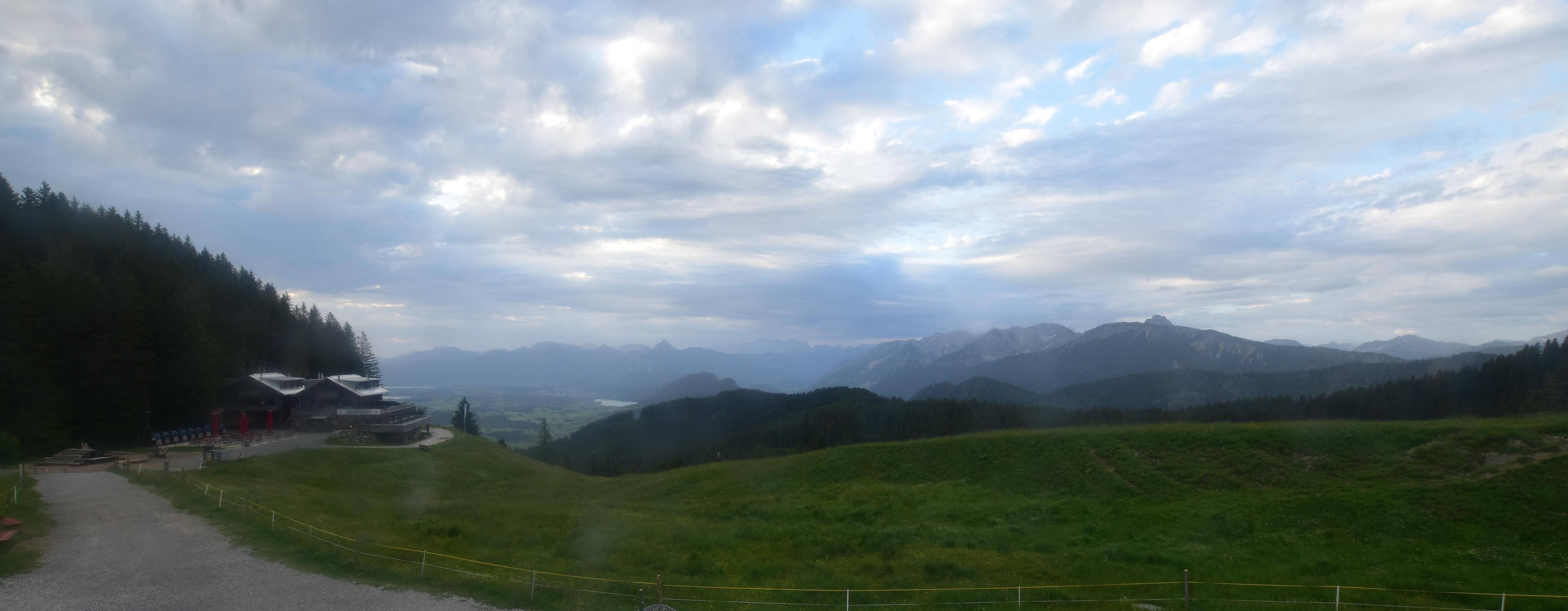 Archiv Foto Webcam Alpspitzbahn Nesselwang: Sportheim Böck