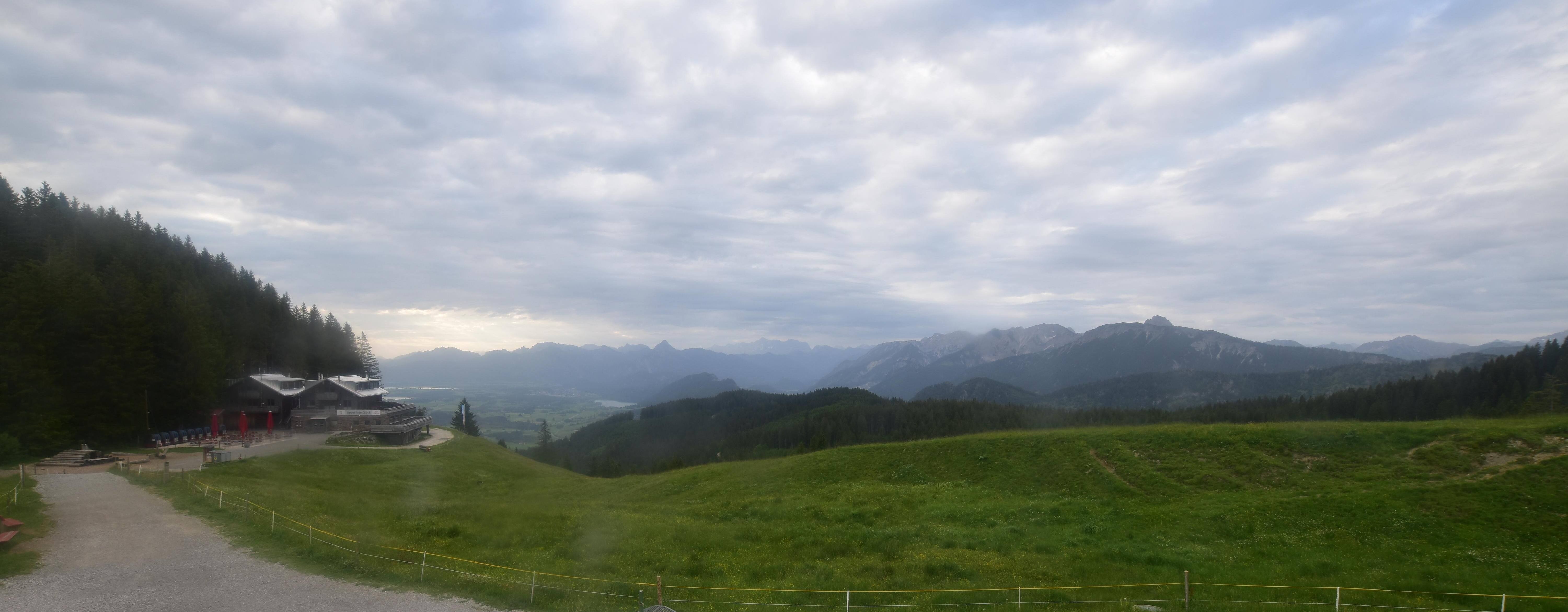 Archiv Foto Webcam Alpspitzbahn Nesselwang: Sportheim Böck