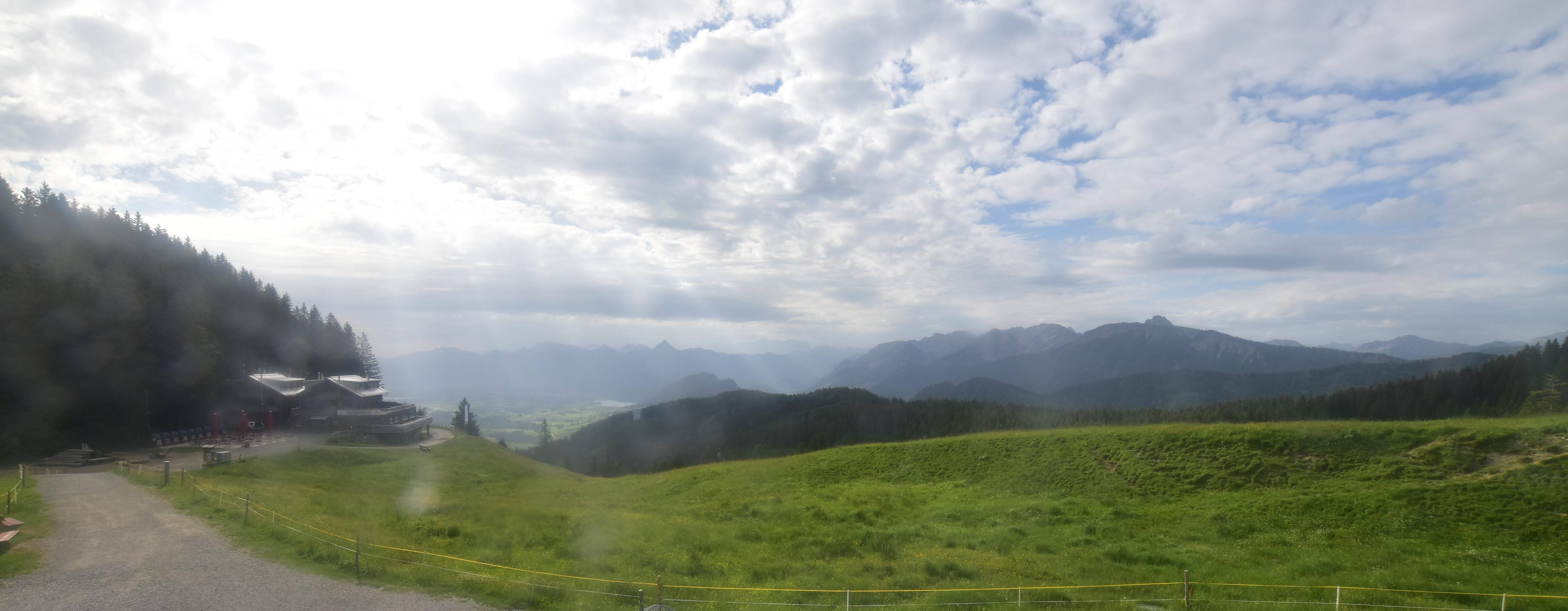 Archiv Foto Webcam Alpspitzbahn Nesselwang: Sportheim Böck