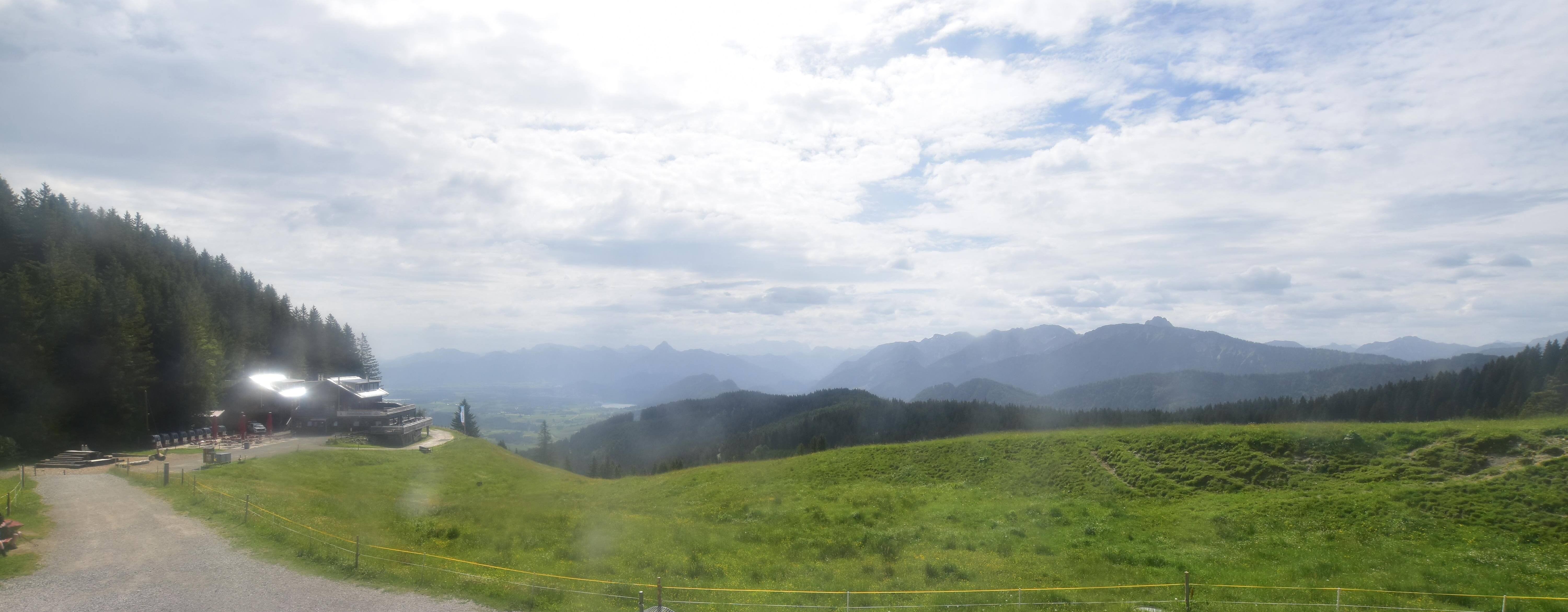 Archiv Foto Webcam Alpspitzbahn Nesselwang: Sportheim Böck